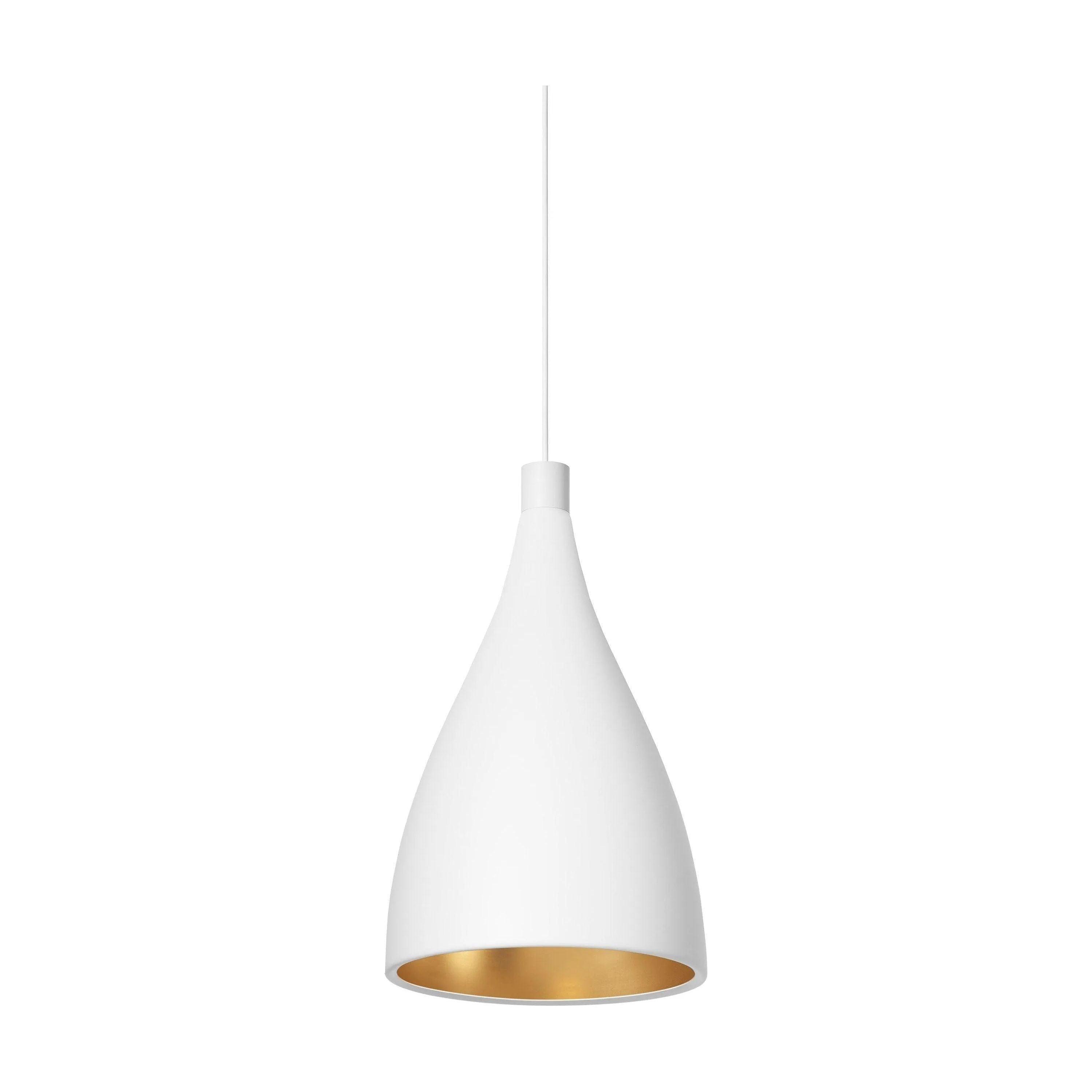 Pablo Designs - Swell XL Single Pendant - SWEL SNG XL NRW WHT/BRA - Canada Light Shop