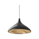 Pablo Designs - Swell XL Single Pendant - SWEL SNG XL WID BLK/BRA - Canada Light Shop