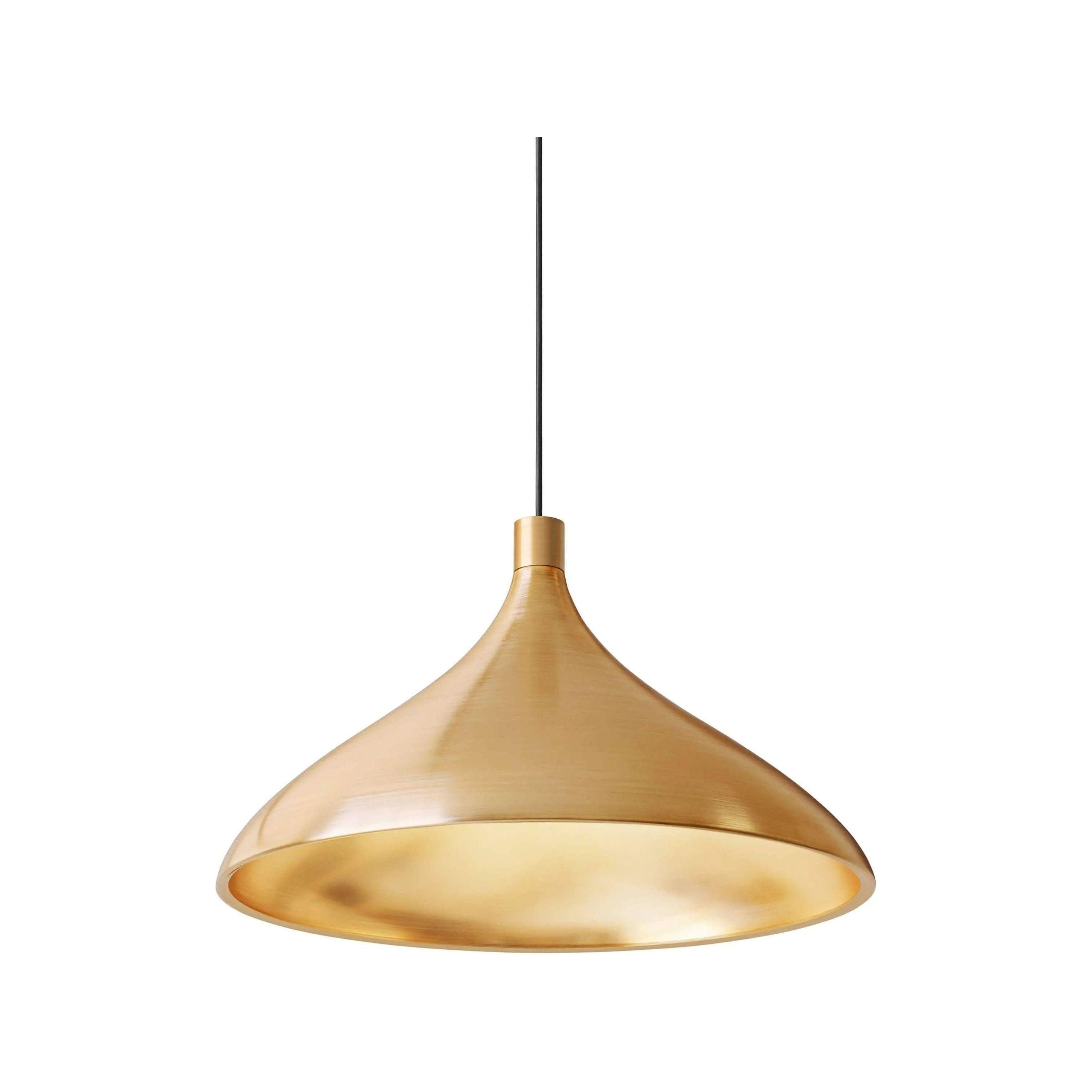 Pablo Designs - Swell XL Single Pendant - SWEL SNG XL WID BRA/BRA - Canada Light Shop