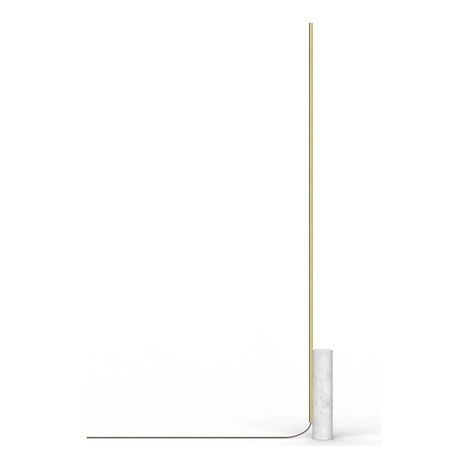 Pablo Designs - T.O LED Floor Lamp - TO FLR WHT/BRA - Canada Light Shop