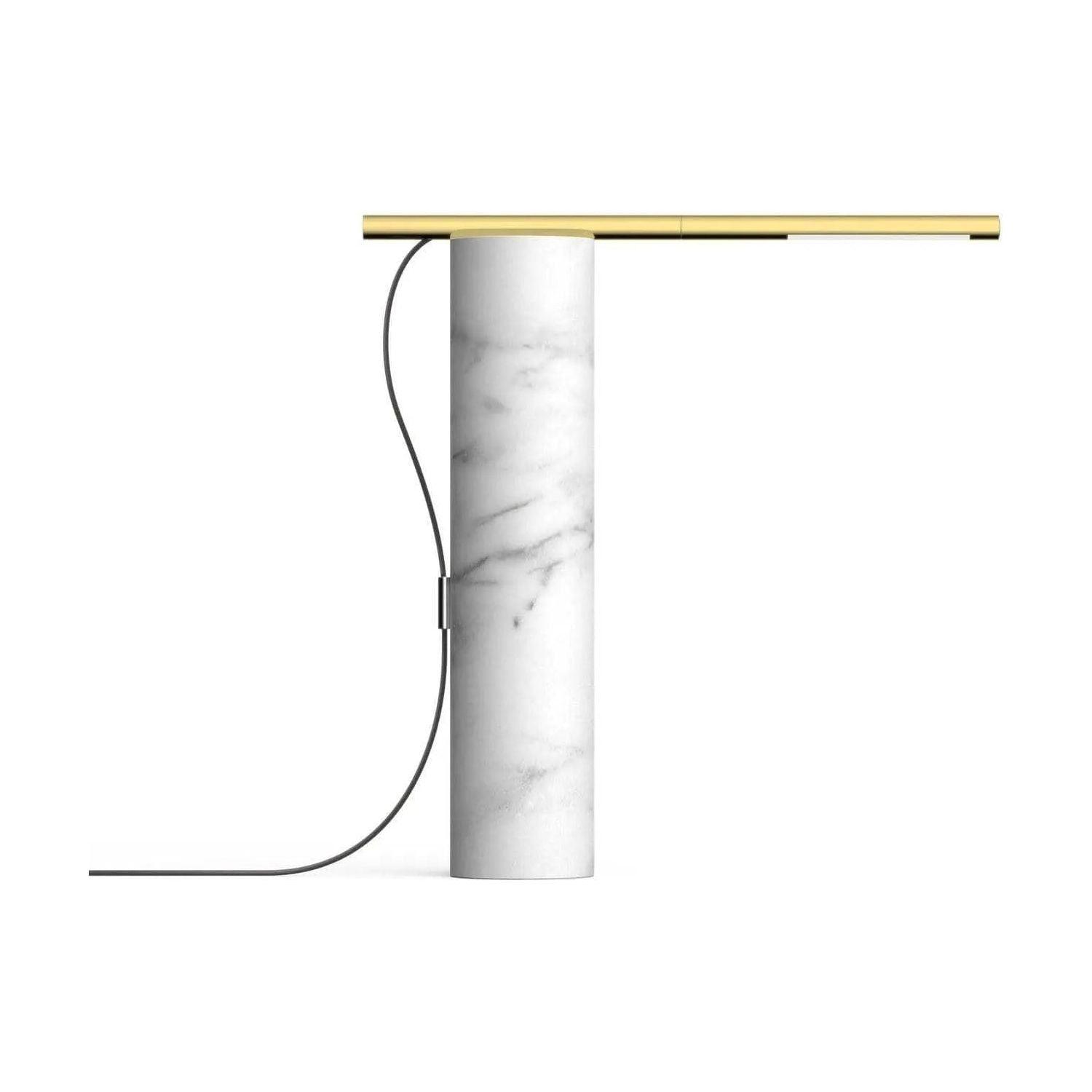 Pablo Designs - T.O LED Table Lamp - TO TBL WHT/BRA - Canada Light Shop