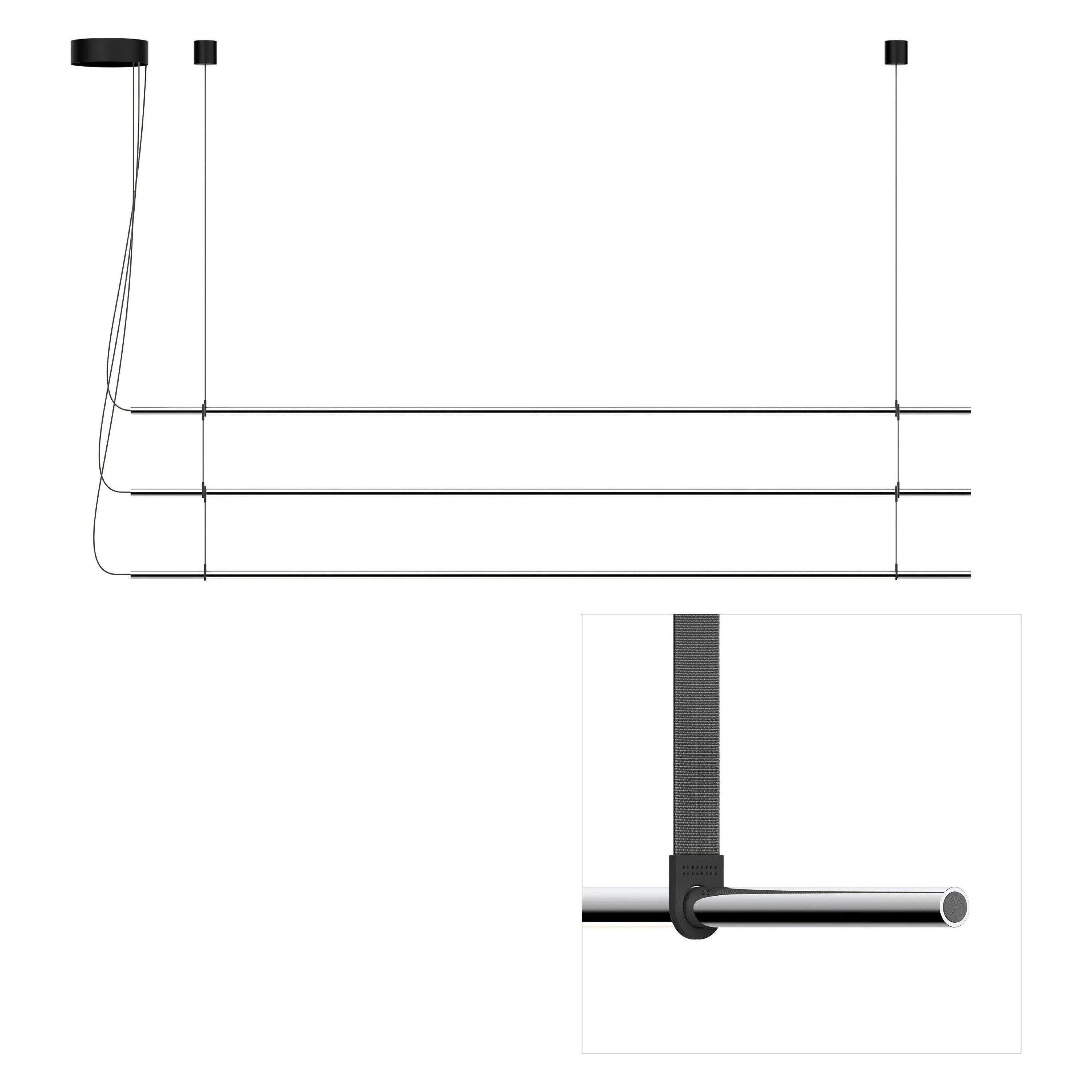 Pablo Designs - T.O Pendant 3 Stack - TO PND TPL CRM GPT - Canada Light Shop