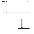 Pablo Designs - T.O Pendant - TO PND CRM LGT GRY - Canada Light Shop