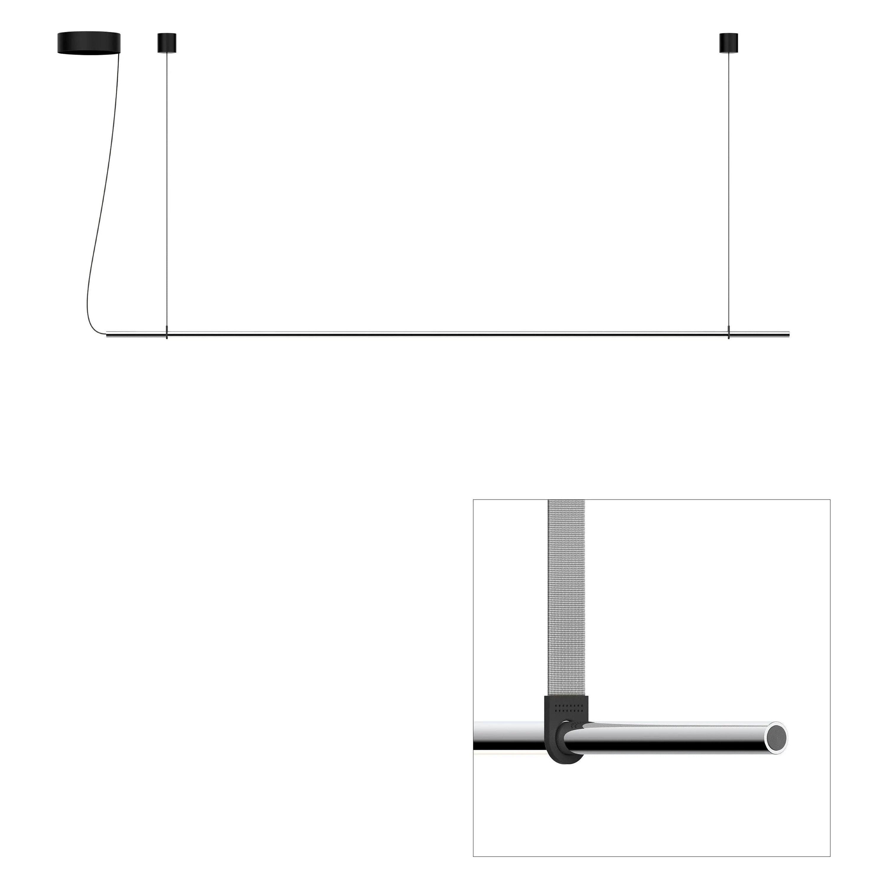 Pablo Designs - T.O Pendant - TO PND CRM LGT GRY - Canada Light Shop