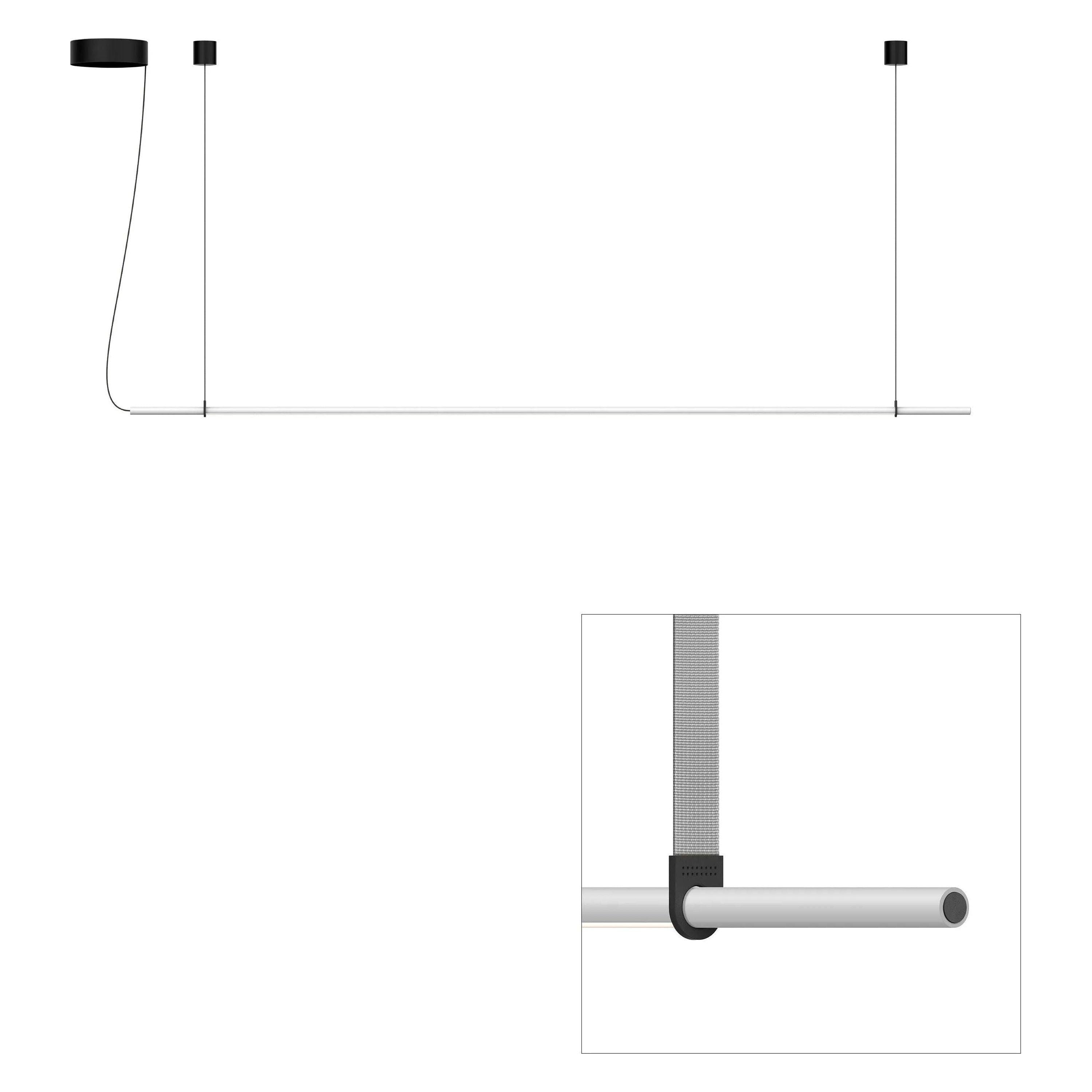 Pablo Designs - T.O Pendant - TO PND GRY LGT GRY - Canada Light Shop