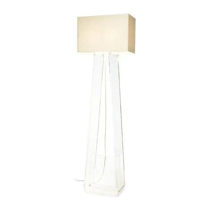 Pablo Designs - Tube Top Floor Lamp - TT 60 WHT/CLR - Canada Light Shop