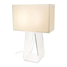 Pablo Designs - Tube Top Table Lamp - TT 27 WHT/CLR - Canada Light Shop