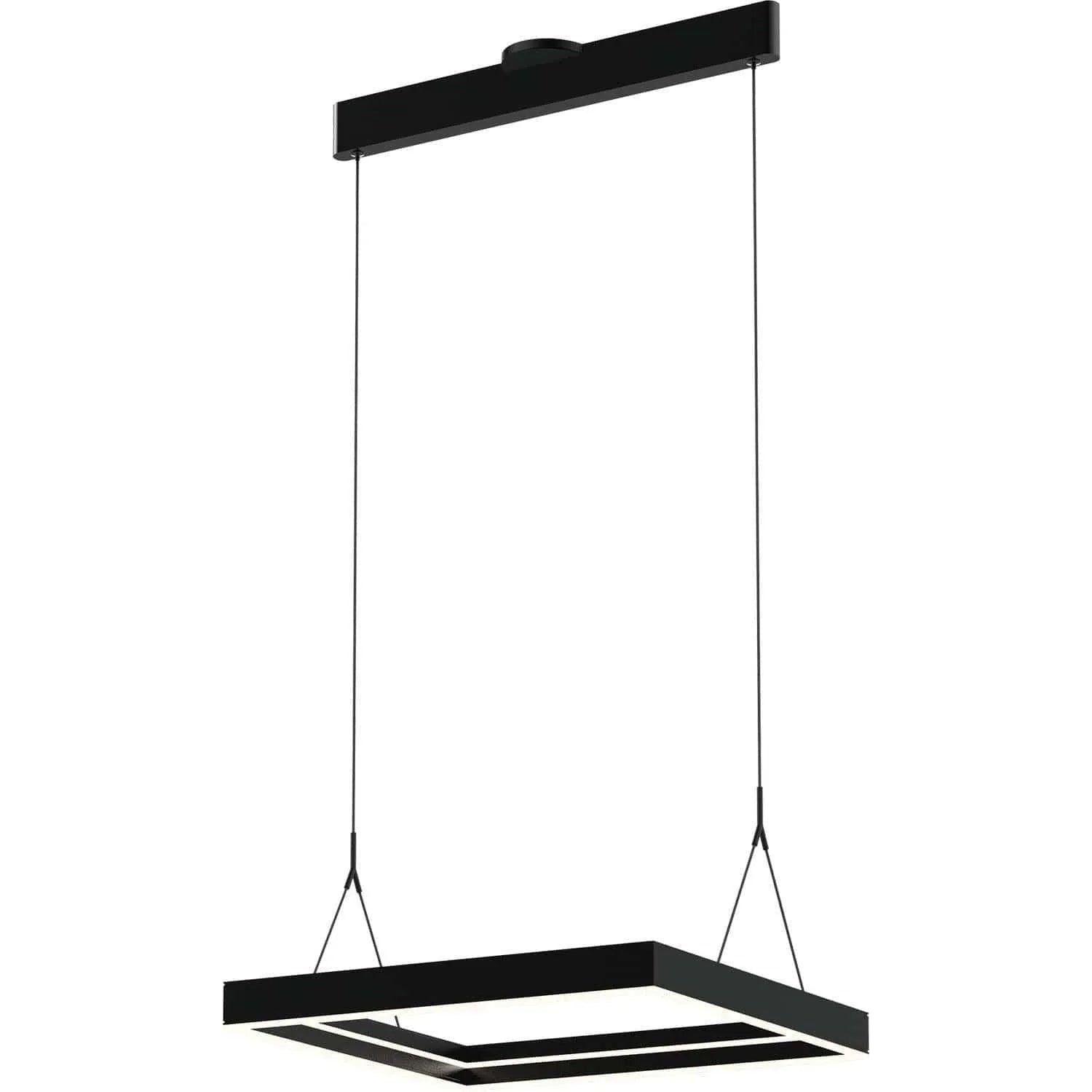 PageOne Lighting - Athena Square LED Chandelier - PP020247-SBB - Canada Light Shop