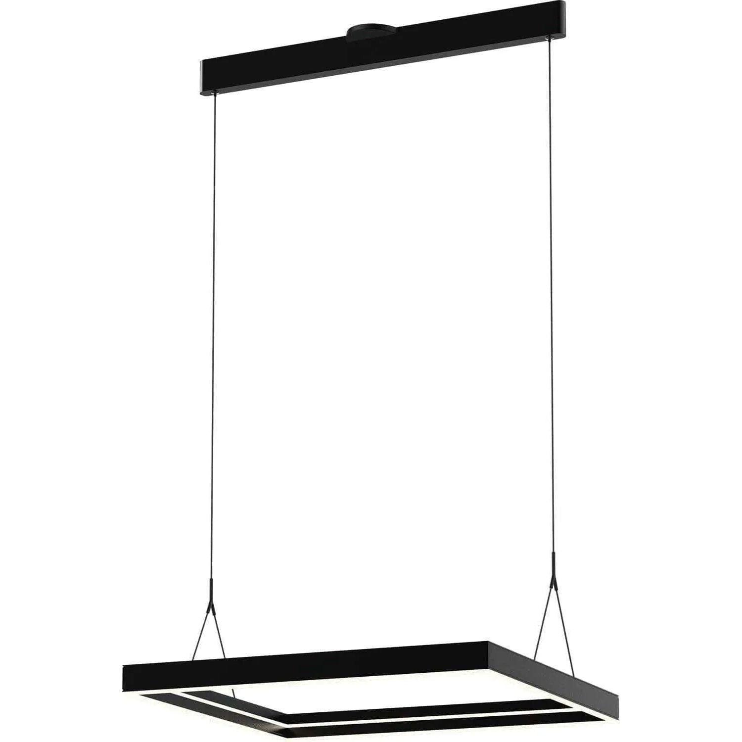 PageOne Lighting - Athena Square LED Chandelier - PP020248-SBB - Canada Light Shop