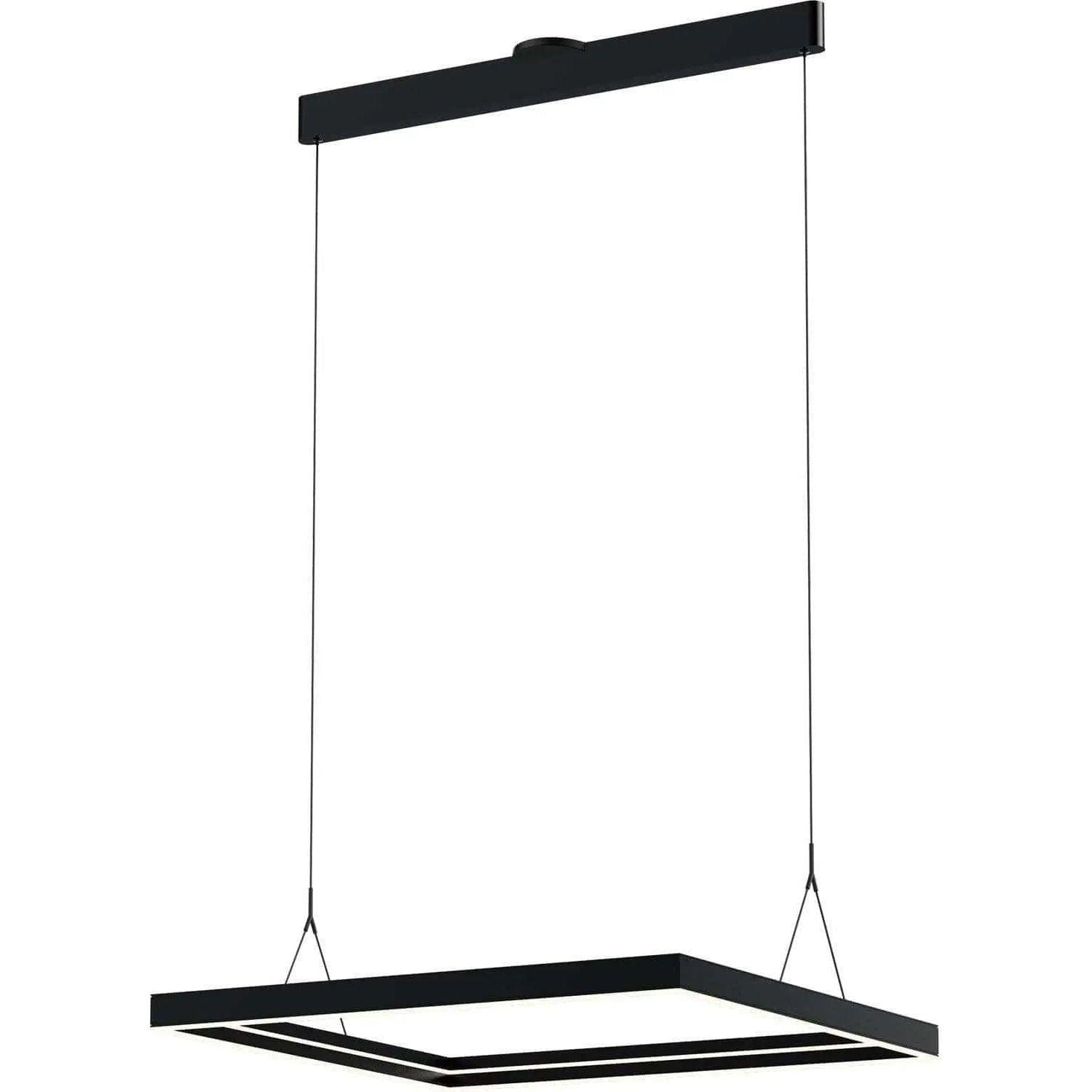 PageOne Lighting - Athena Square LED Chandelier - PP020249-SBB - Canada Light Shop