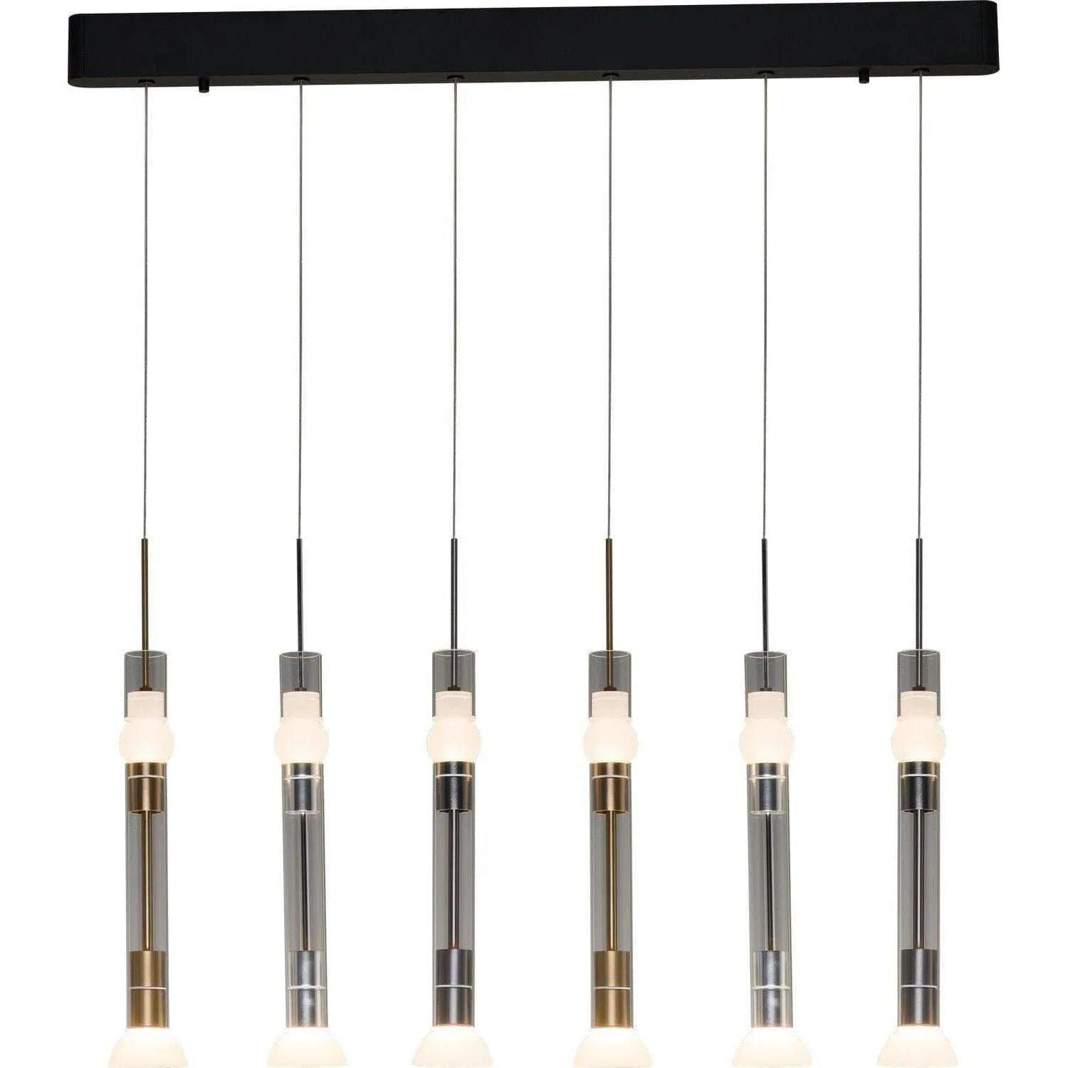 PageOne Lighting - Beam LED Linear Pendant - PP020170-BG/AL/SDG - Canada Light Shop