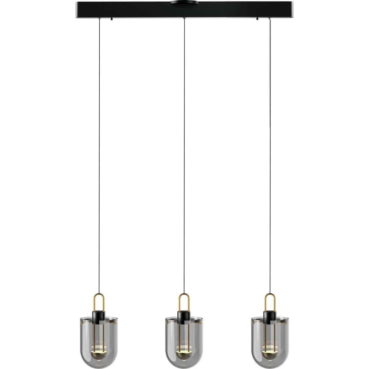 PageOne Lighting - Century LED Linear Pendant - PP121363-SDG/SM - Canada Light Shop