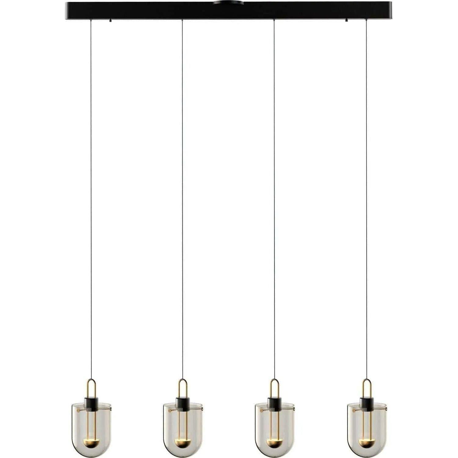 PageOne Lighting - Century LED Linear Pendant - PP121364-SDG/SBN - Canada Light Shop