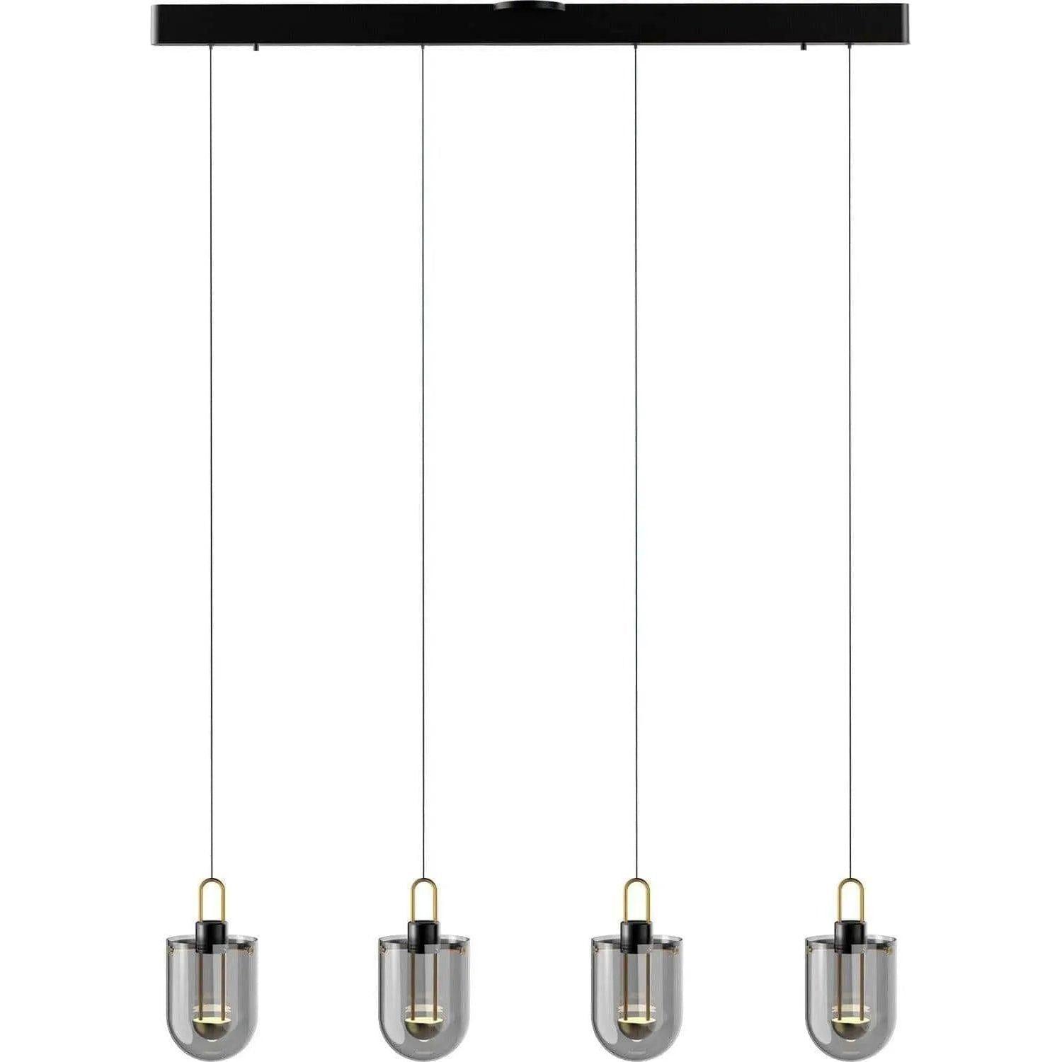 PageOne Lighting - Century LED Linear Pendant - PP121364-SDG/SM - Canada Light Shop