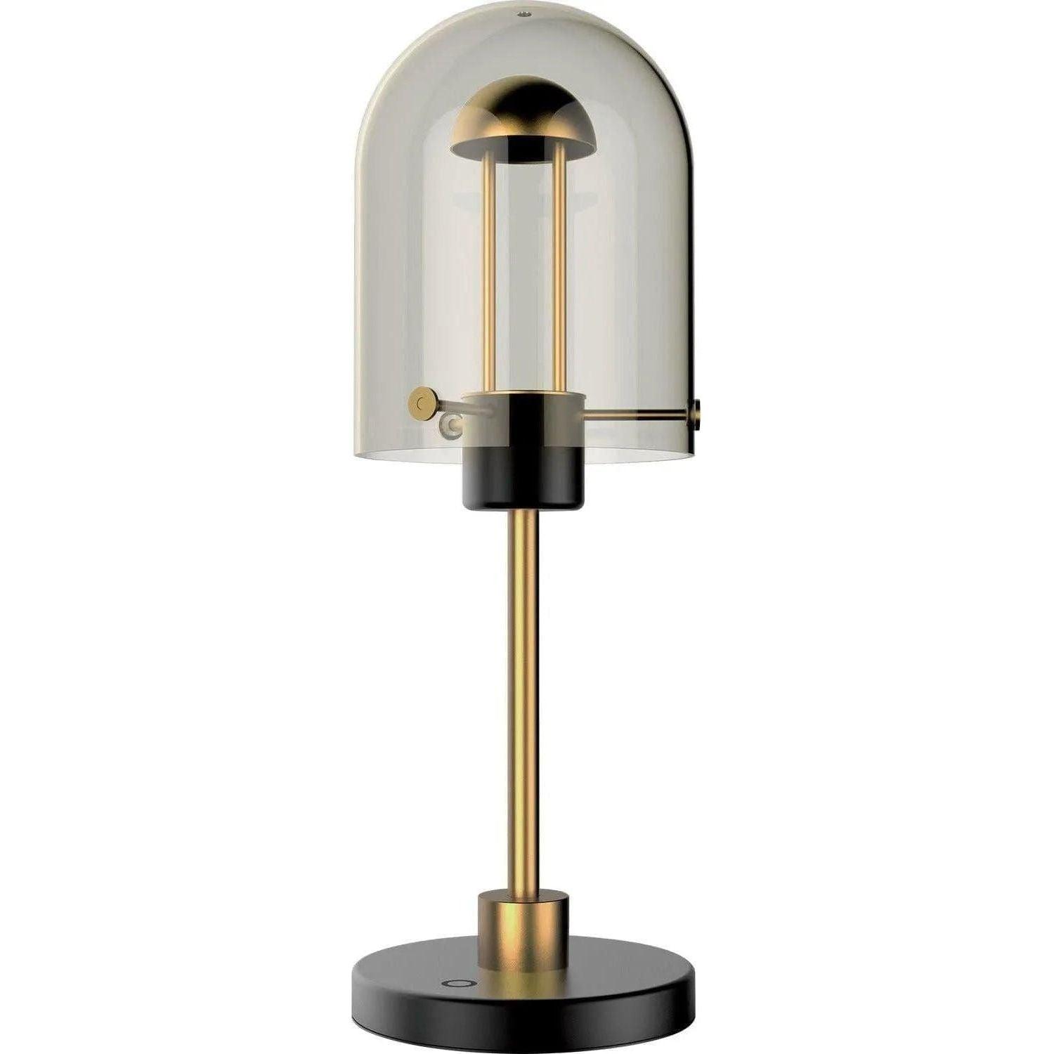 PageOne Lighting - Century LED Table Lamp - PT140964-SDG/SBN - Canada Light Shop