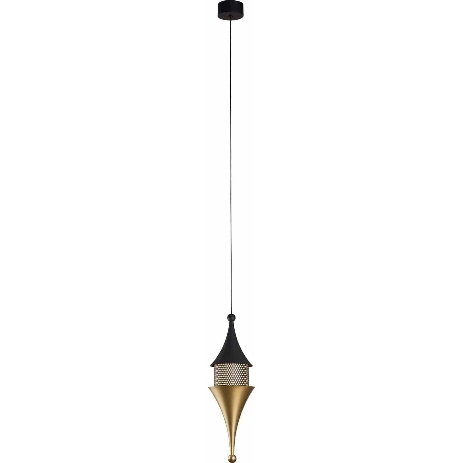PageOne Lighting - Chess Prince LED Pendant - PP121135-BMB/BC - Canada Light Shop