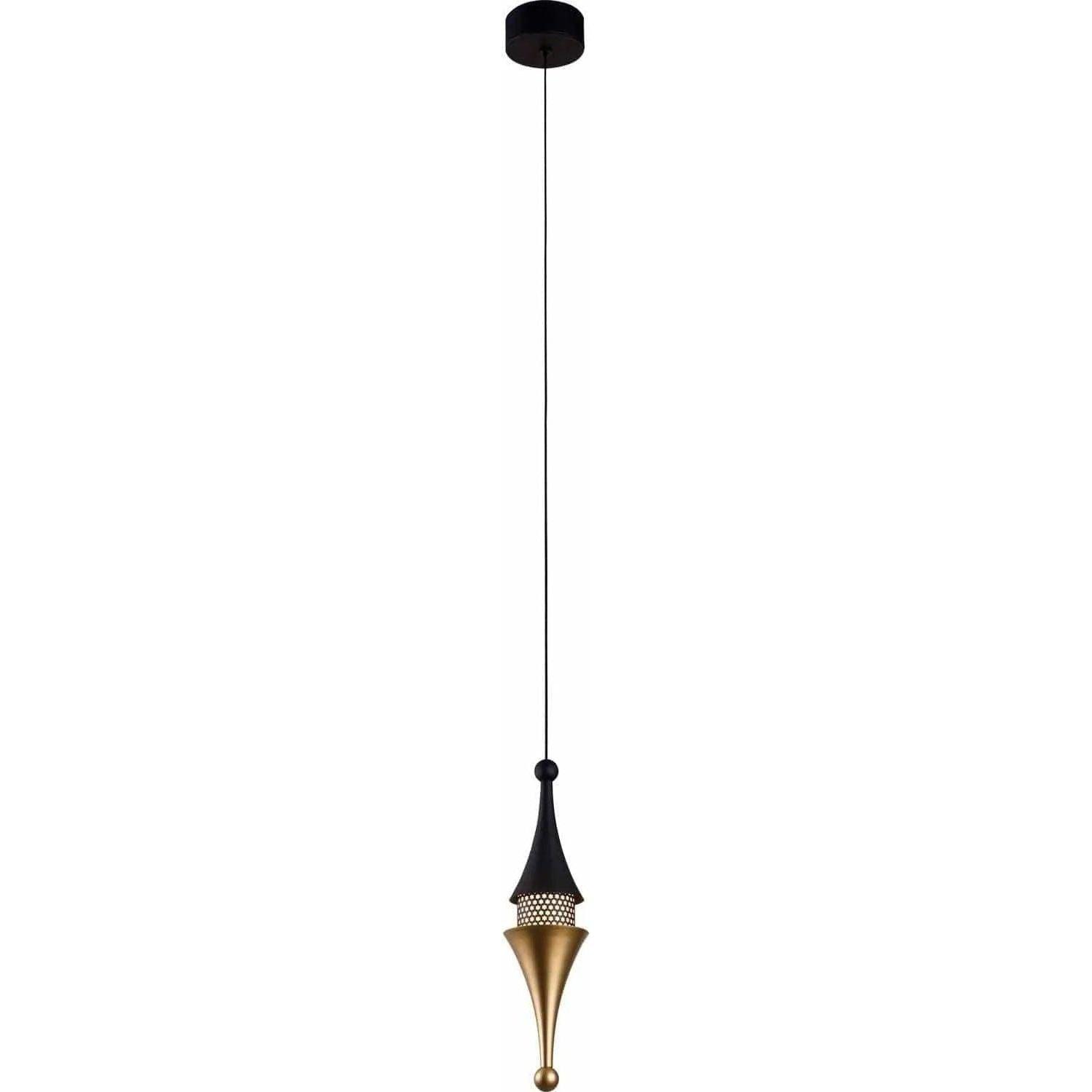 PageOne Lighting - Chess Princess LED Pendant - PP121136-BMB/BC (non dimmable) - Canada Light Shop