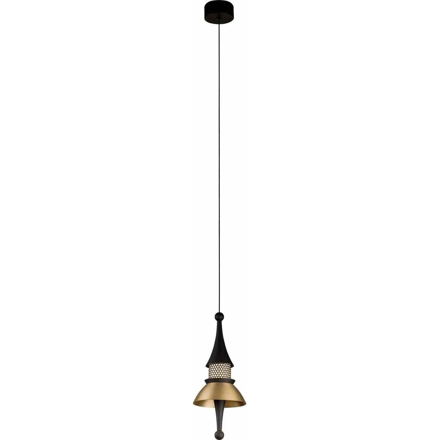 PageOne Lighting - Chess Queen LED Pendant - PP121134-BMB/BC - Canada Light Shop