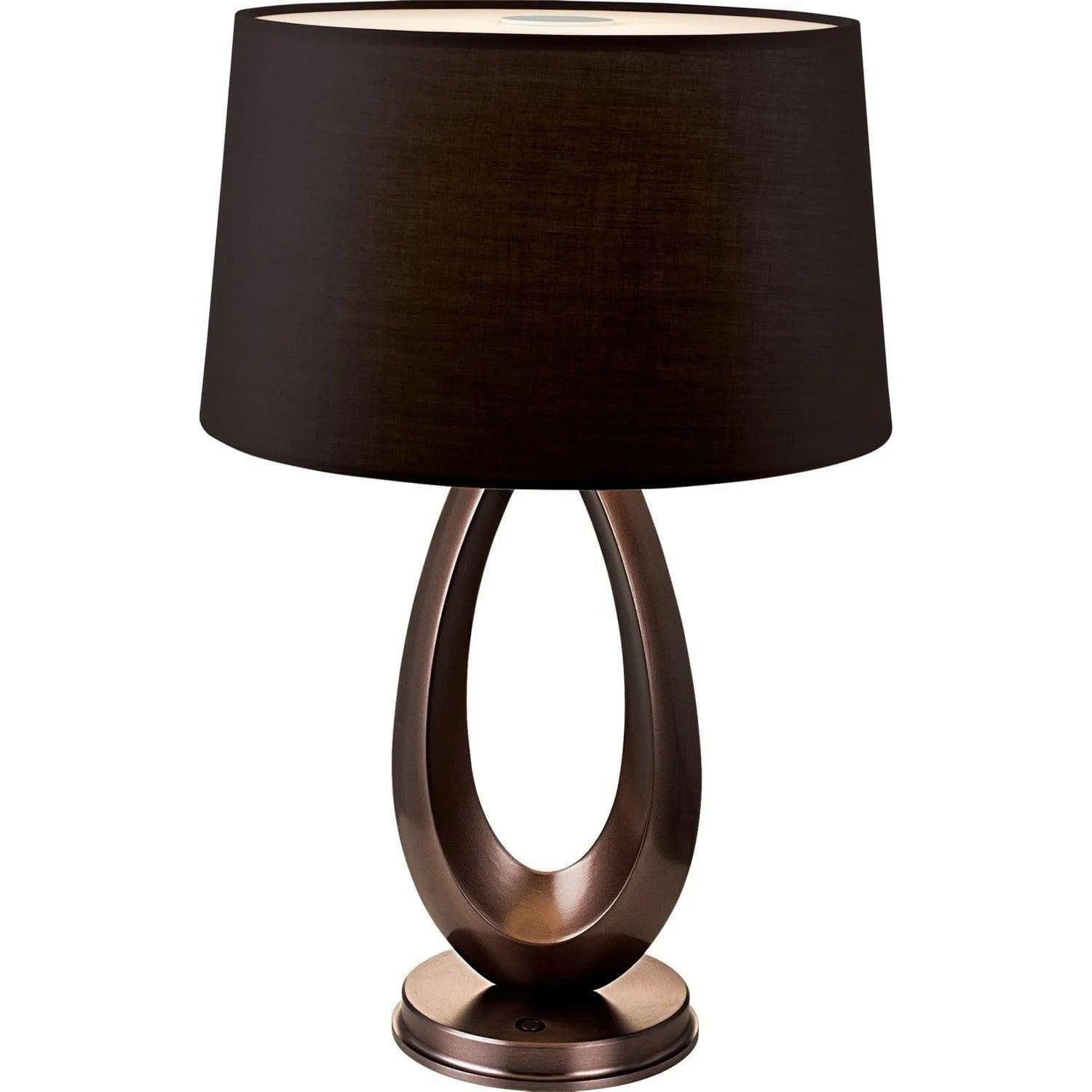 PageOne Lighting - Elisa LED Table Lamp - PT140914-DT/BK - Canada Light Shop