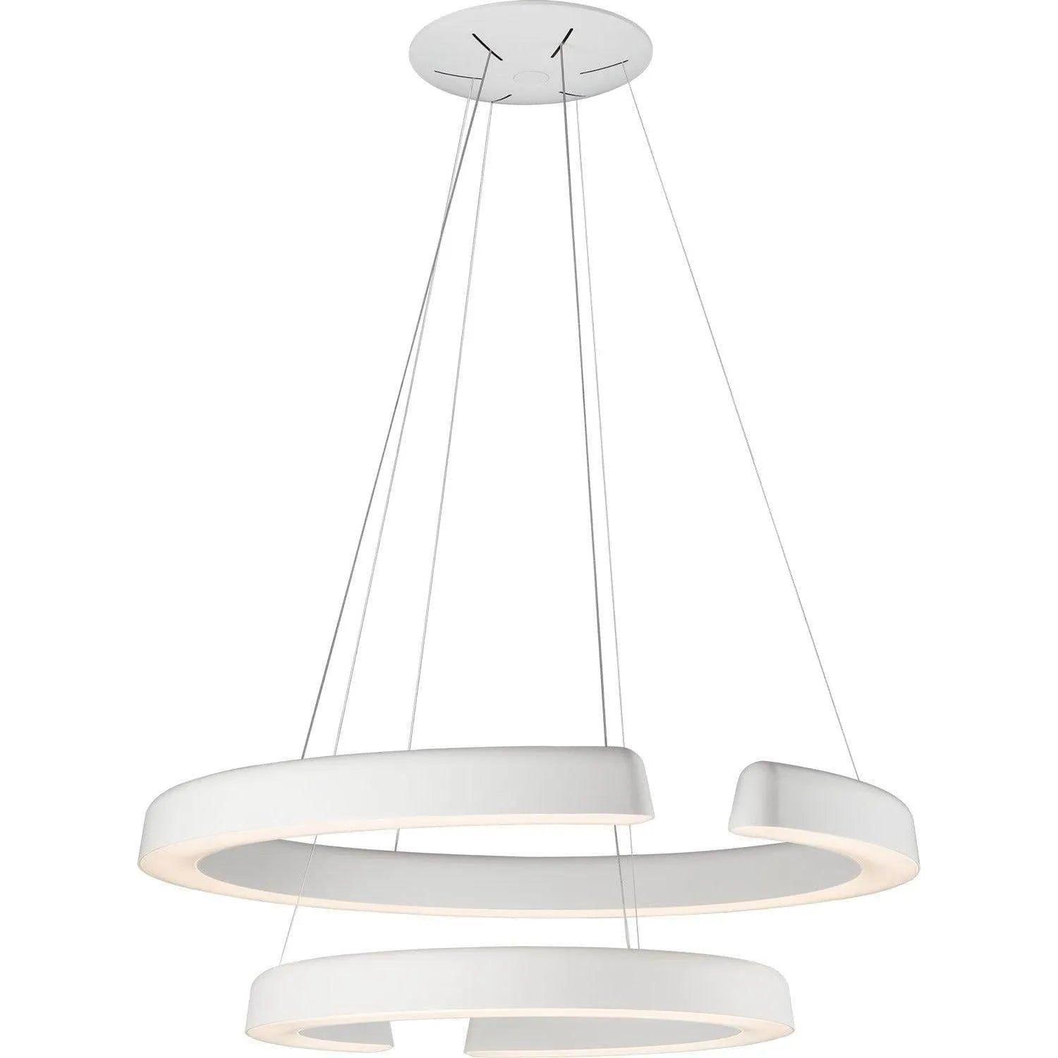 PageOne Lighting - Enso Two-Tier LED Pendant - PP020018-MH - Canada Light Shop