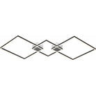 PageOne Lighting - Fractal LED Flush Mount - PC010107-SDG - Canada Light Shop