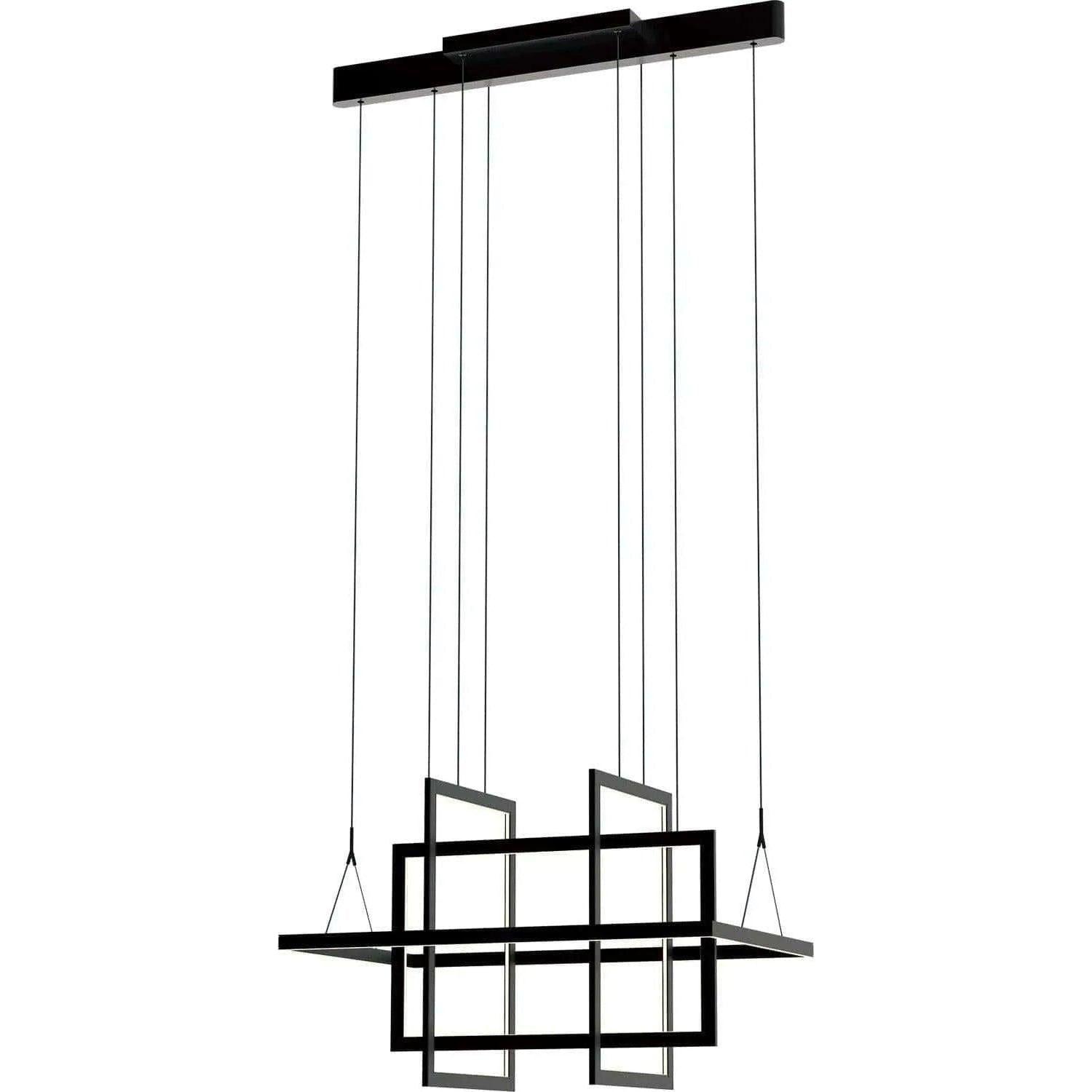 PageOne Lighting - Geometry LED Chandelier - PP121423-SDG - Canada Light Shop