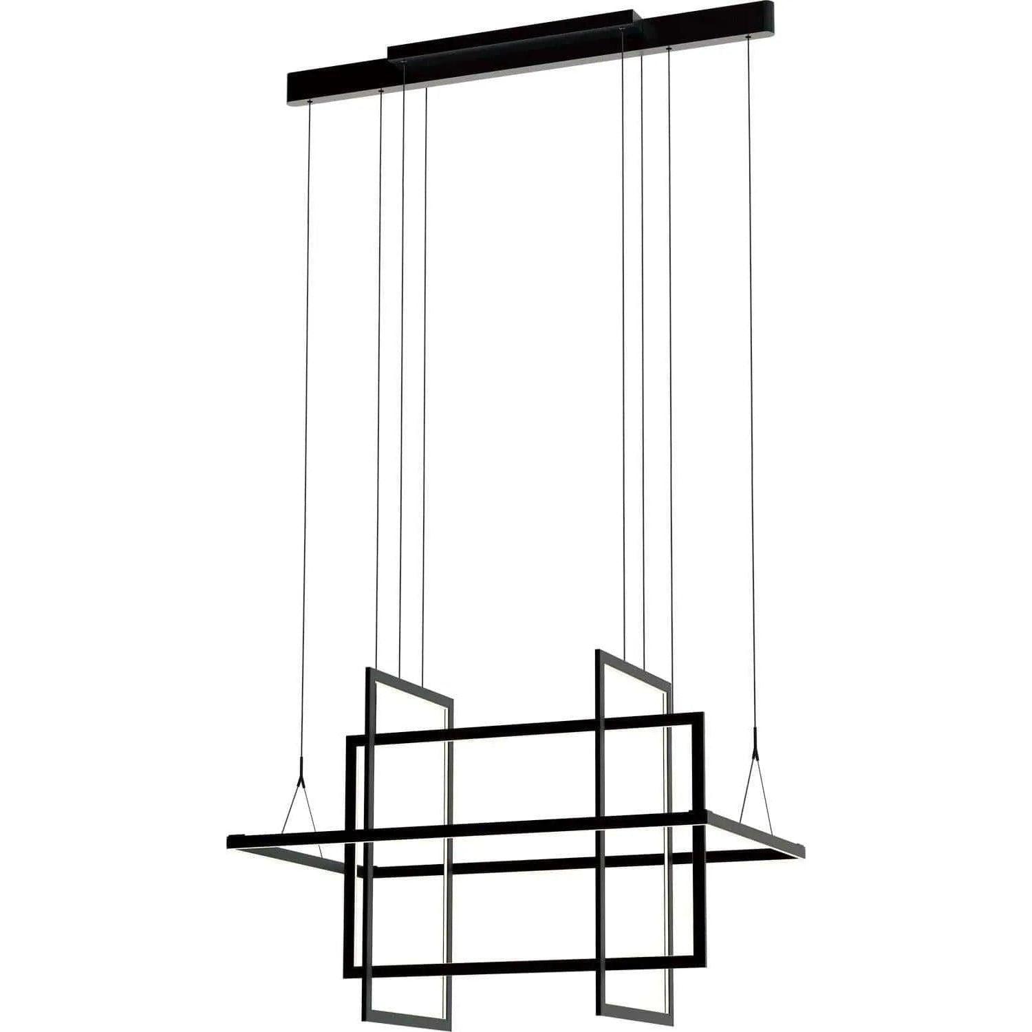 PageOne Lighting - Geometry LED Chandelier - PP121424-SDG - Canada Light Shop