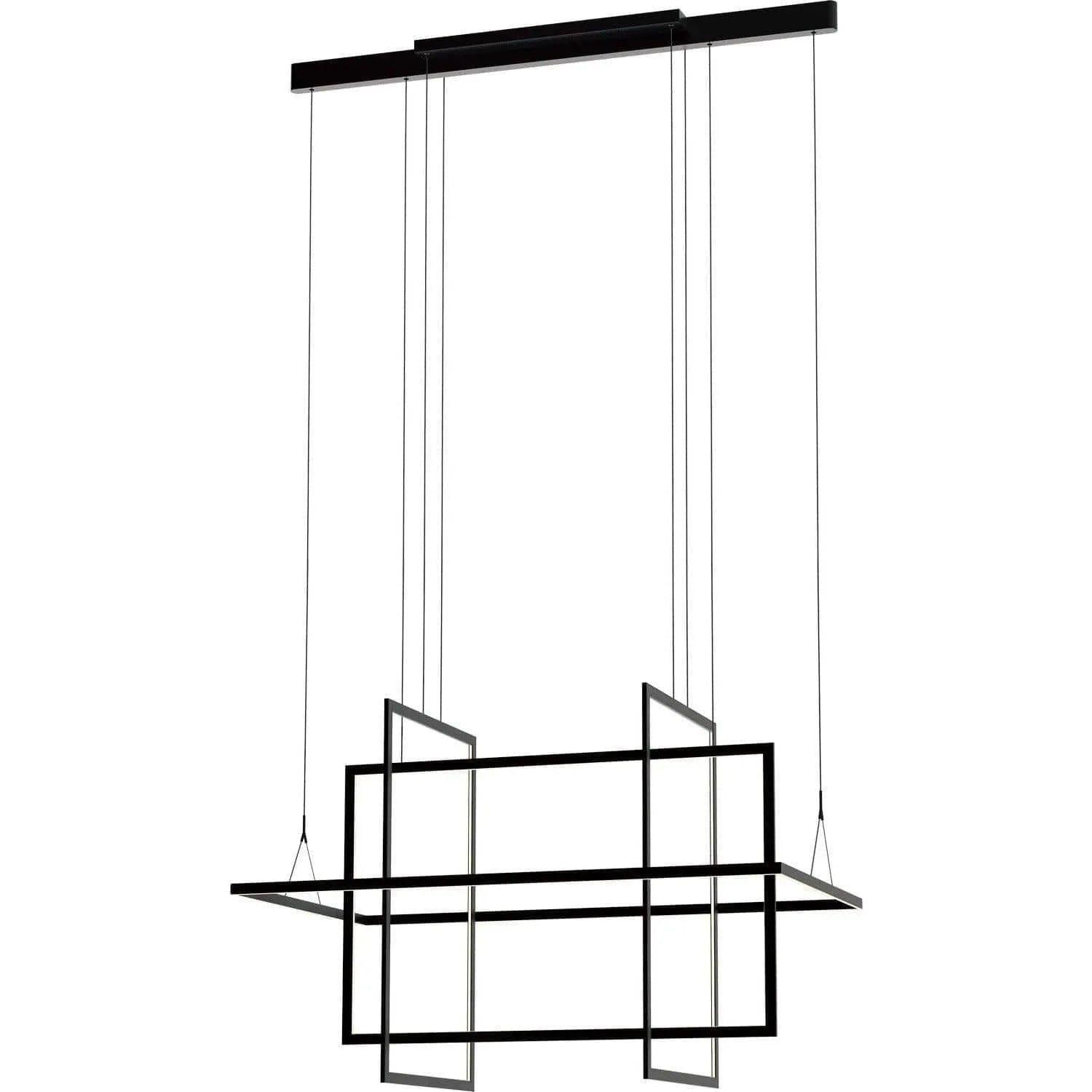 PageOne Lighting - Geometry LED Chandelier - PP121463-SDG - Canada Light Shop