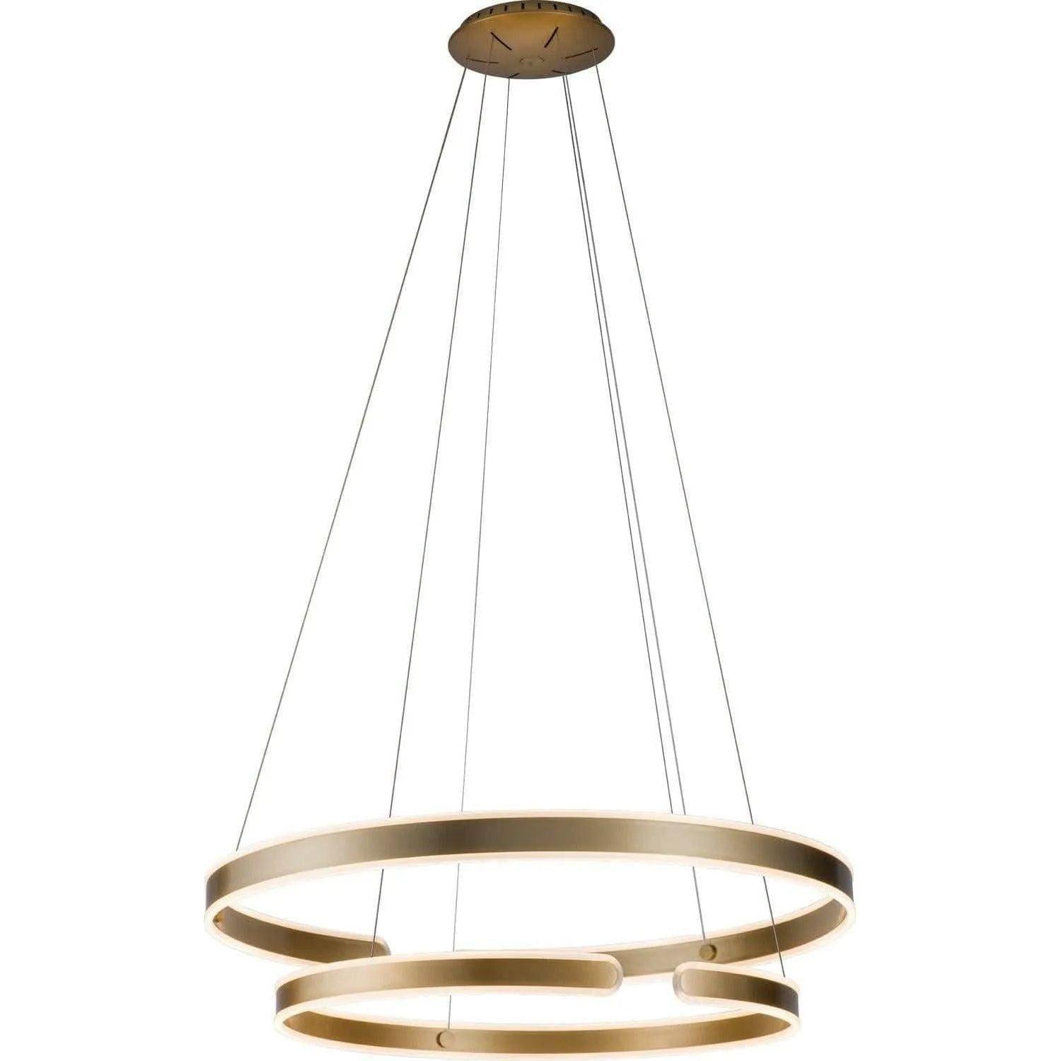 PageOne Lighting - Gianni Two-Tier LED Pendant - PP020110-BC - Canada Light Shop
