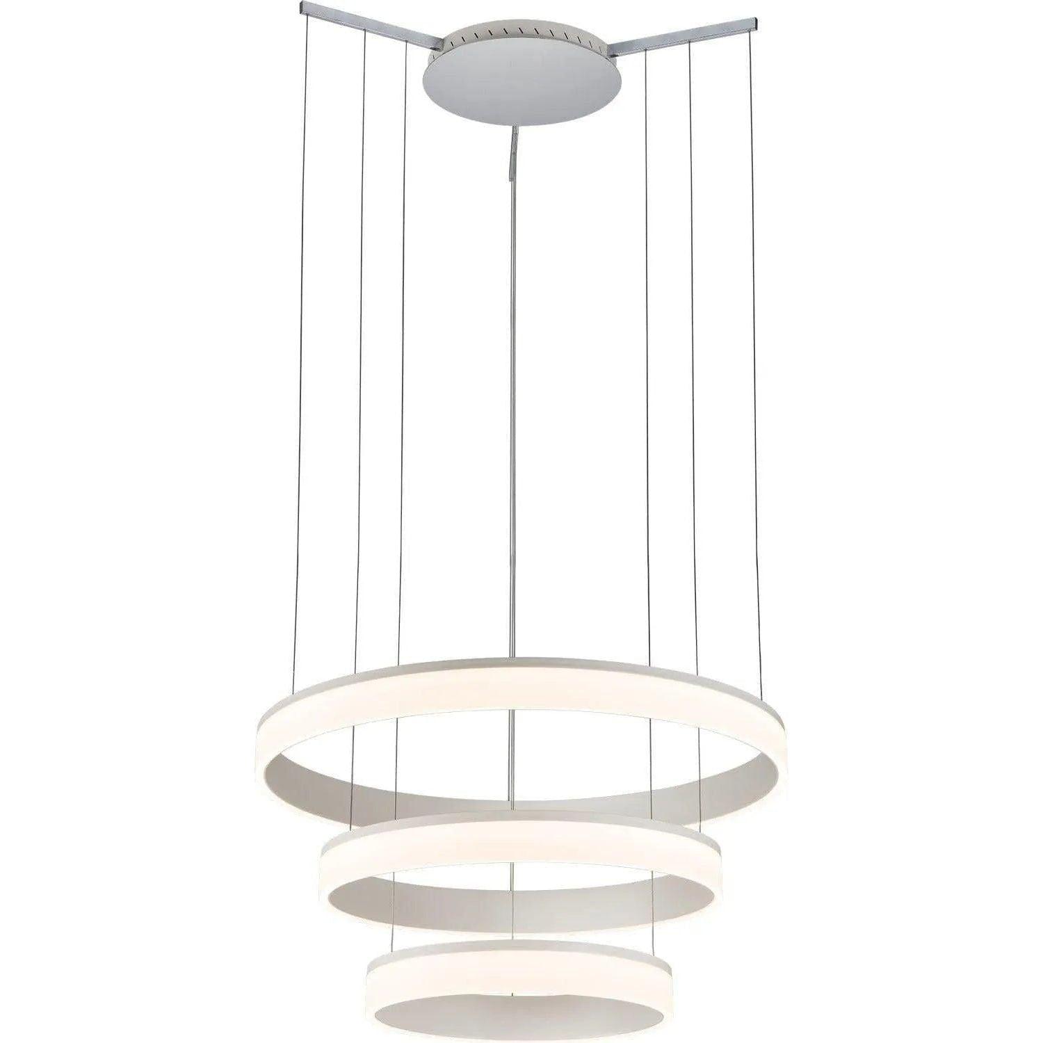 PageOne Lighting - Halo Three-Tier LED Pendant - PP120984-VW/CM - Canada Light Shop
