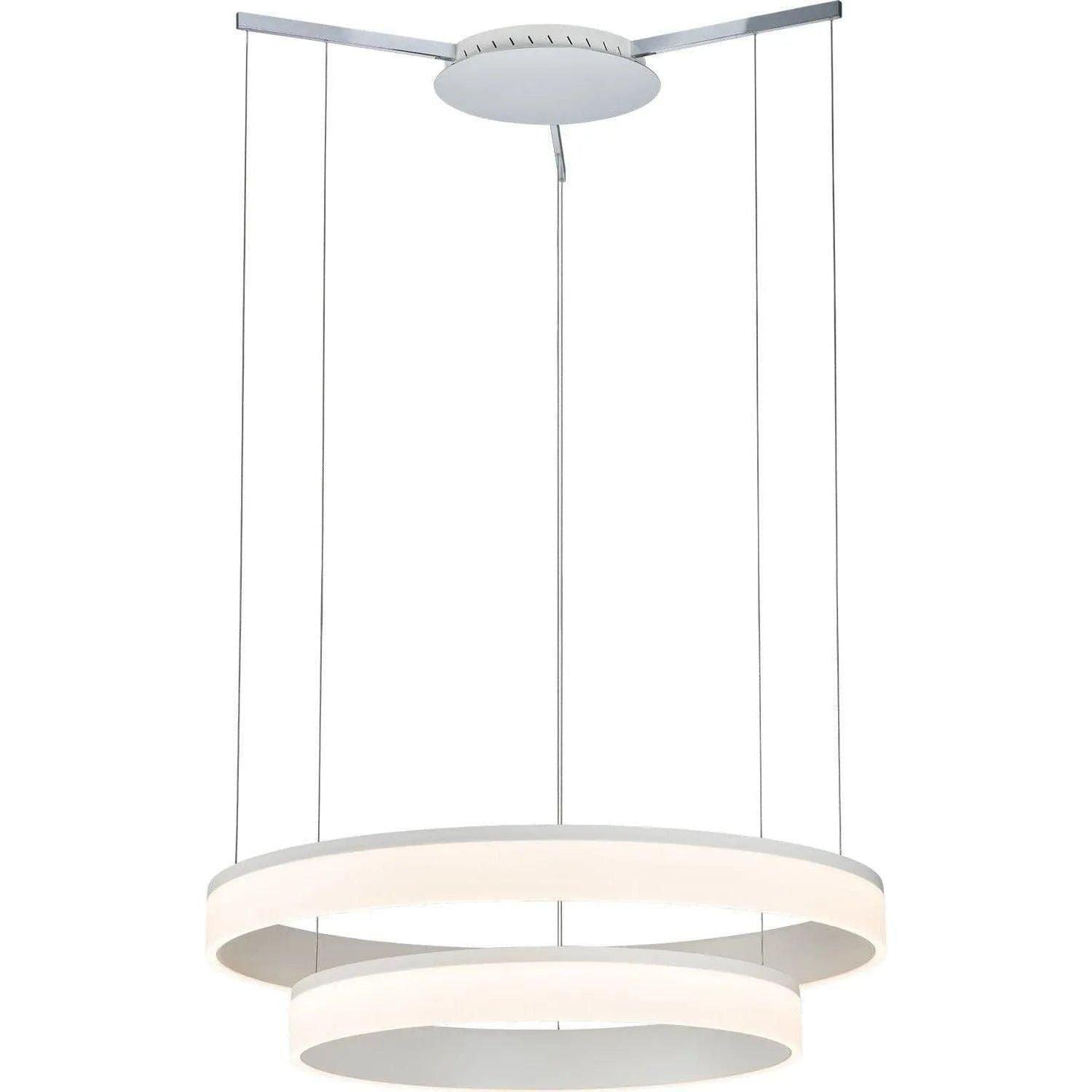 PageOne Lighting - Halo Two-Tier LED Pendant - PP120983-VW/CM - Canada Light Shop