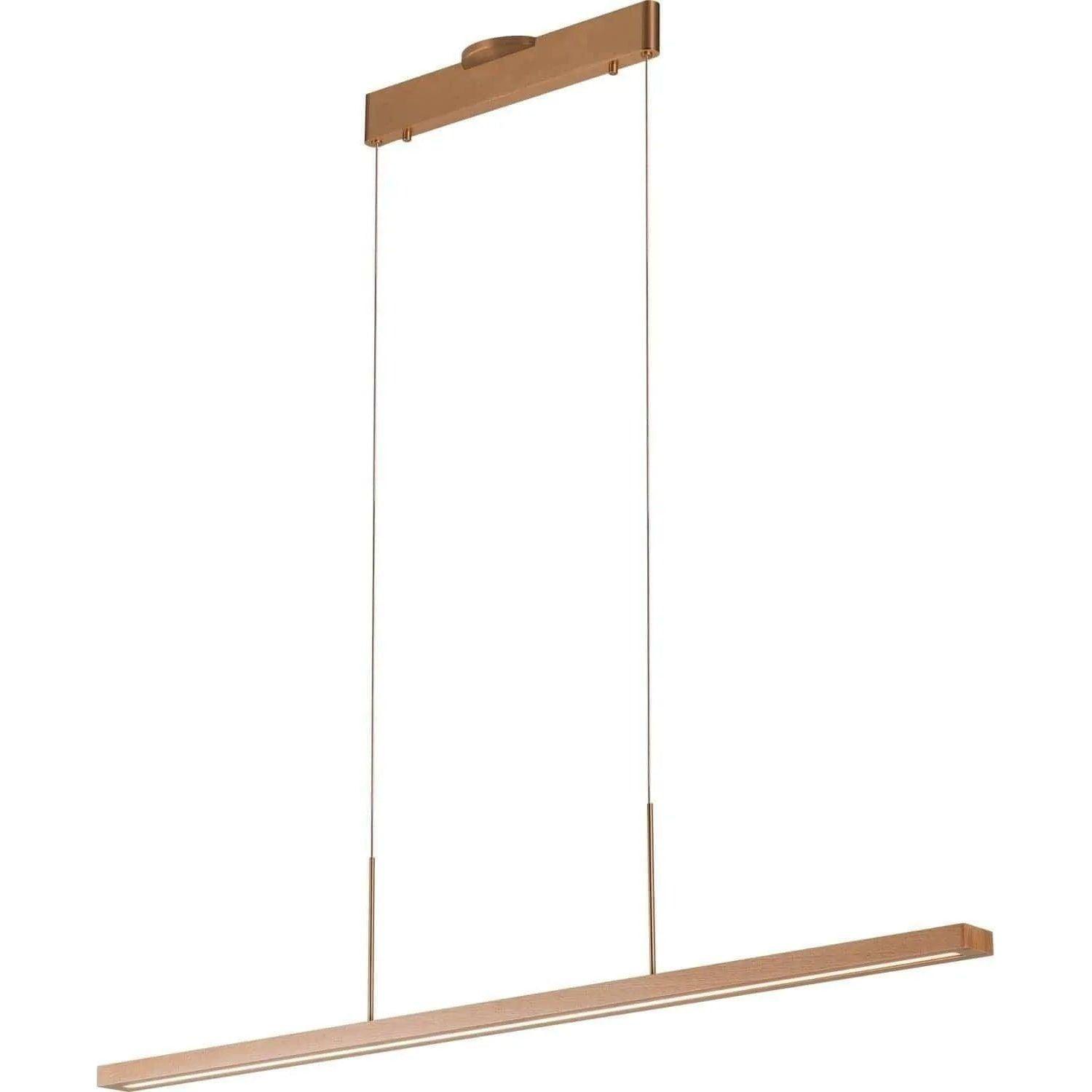 PageOne Lighting - Holly LED Linear Pendant - PP020146-BG/BE - Canada Light Shop