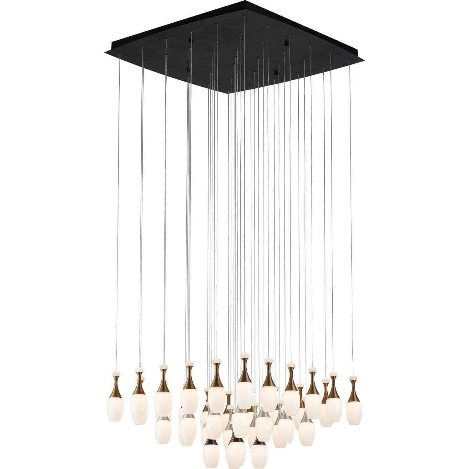 PageOne Lighting - La Botella LED Chandelier - PP121217-DT/AL/BG - Canada Light Shop