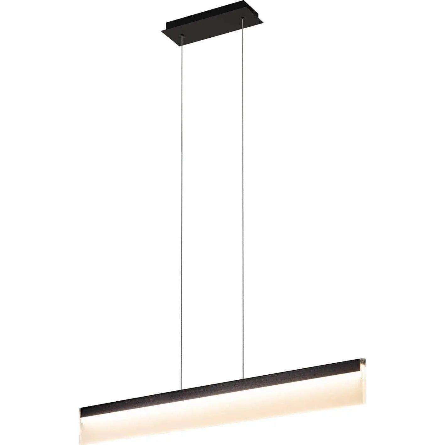 PageOne Lighting - Lange Linear LED Pendant - PP020024-BBK - Canada Light Shop