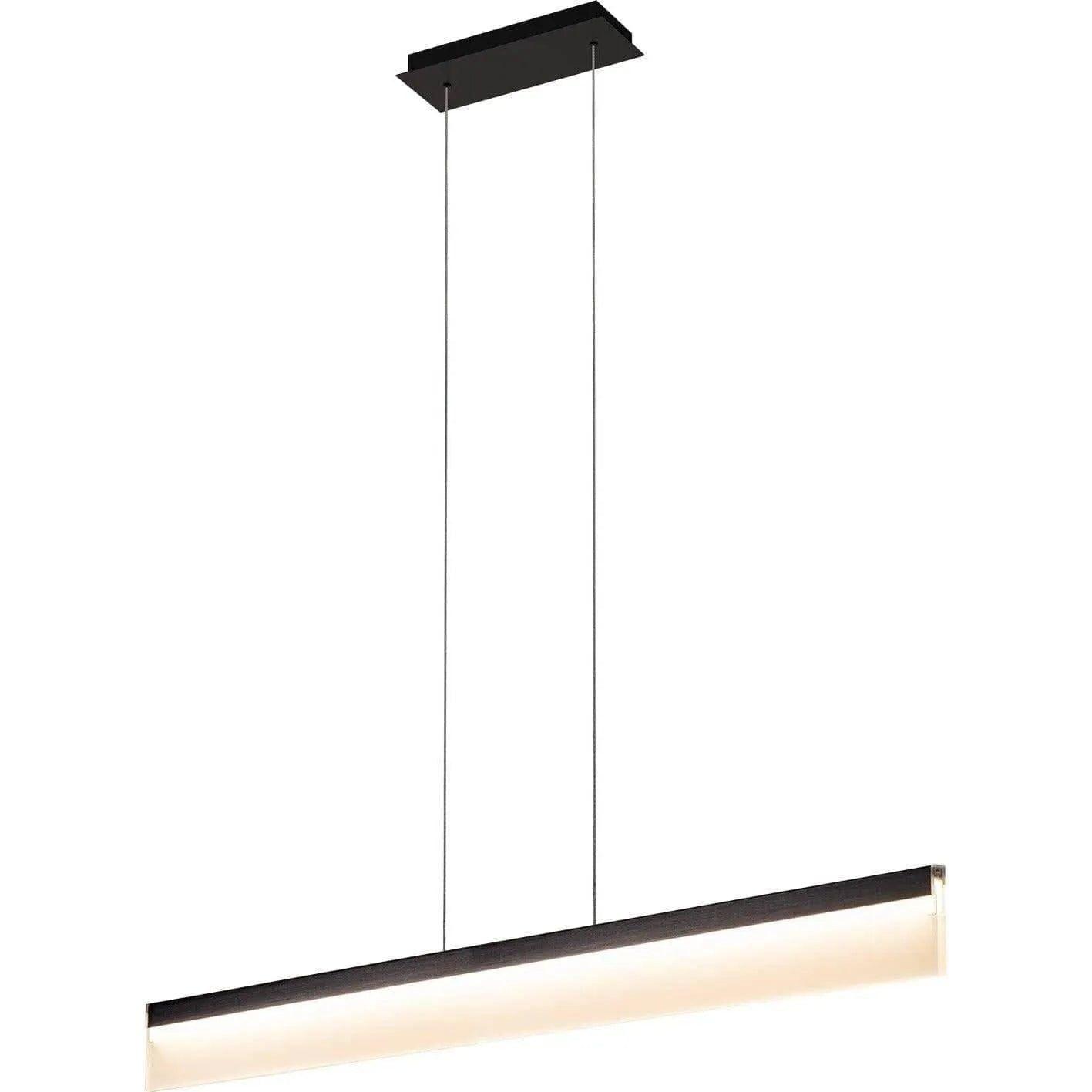 PageOne Lighting - Lange Linear LED Pendant - PP020025-BBK - Canada Light Shop