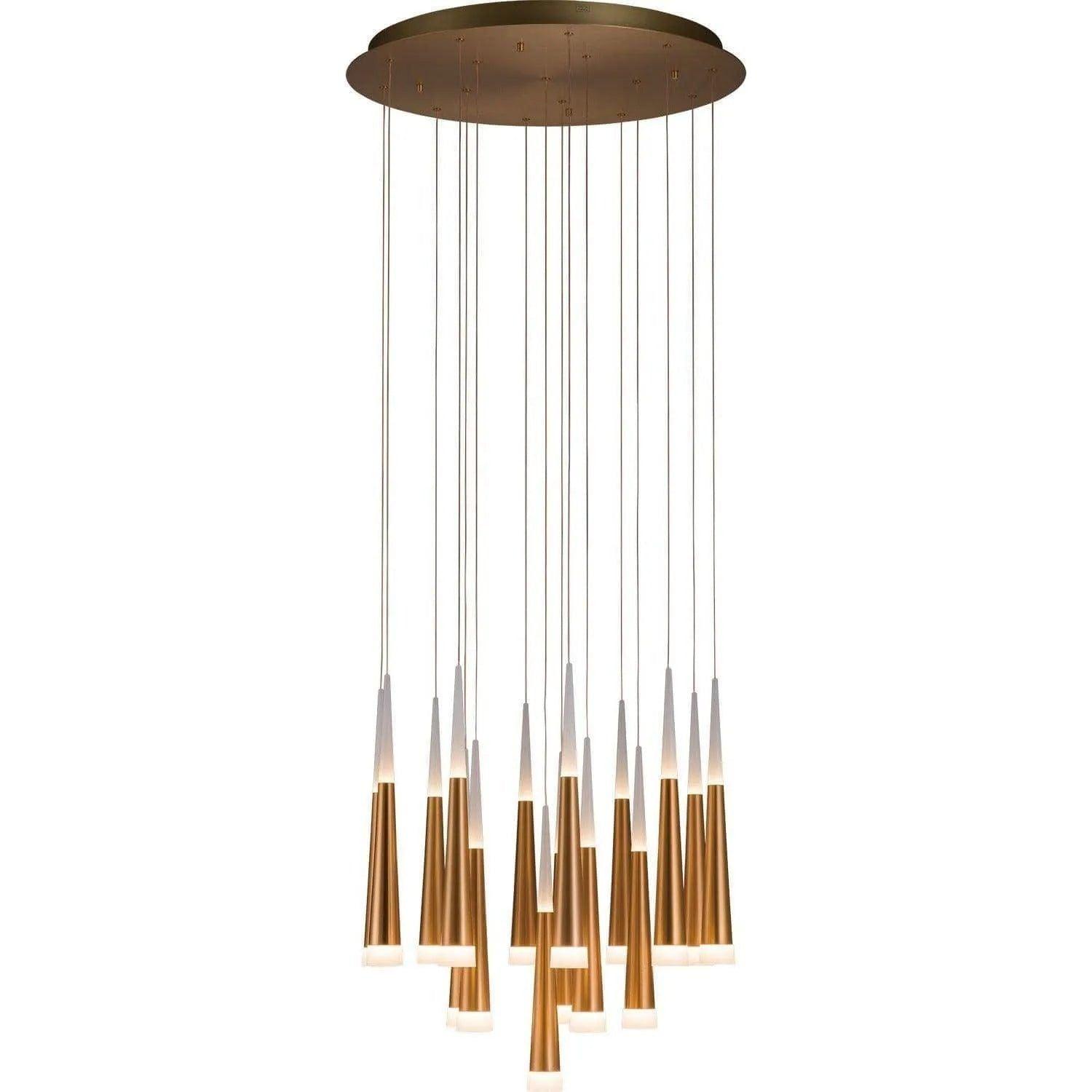 PageOne Lighting - Meteor LED Chandelier - PP120105-BG - Canada Light Shop