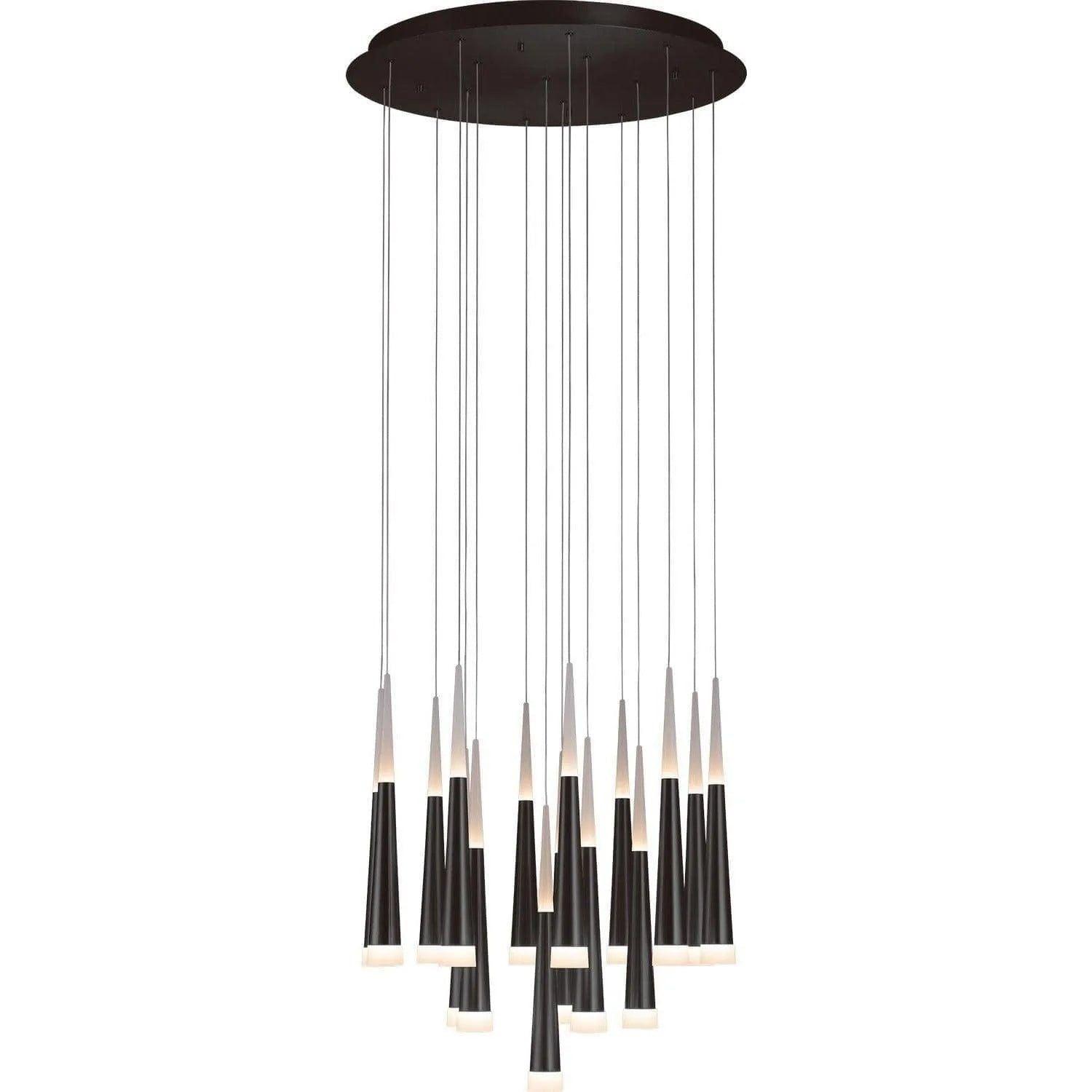 PageOne Lighting - Meteor LED Chandelier - PP120105-SDG - Canada Light Shop