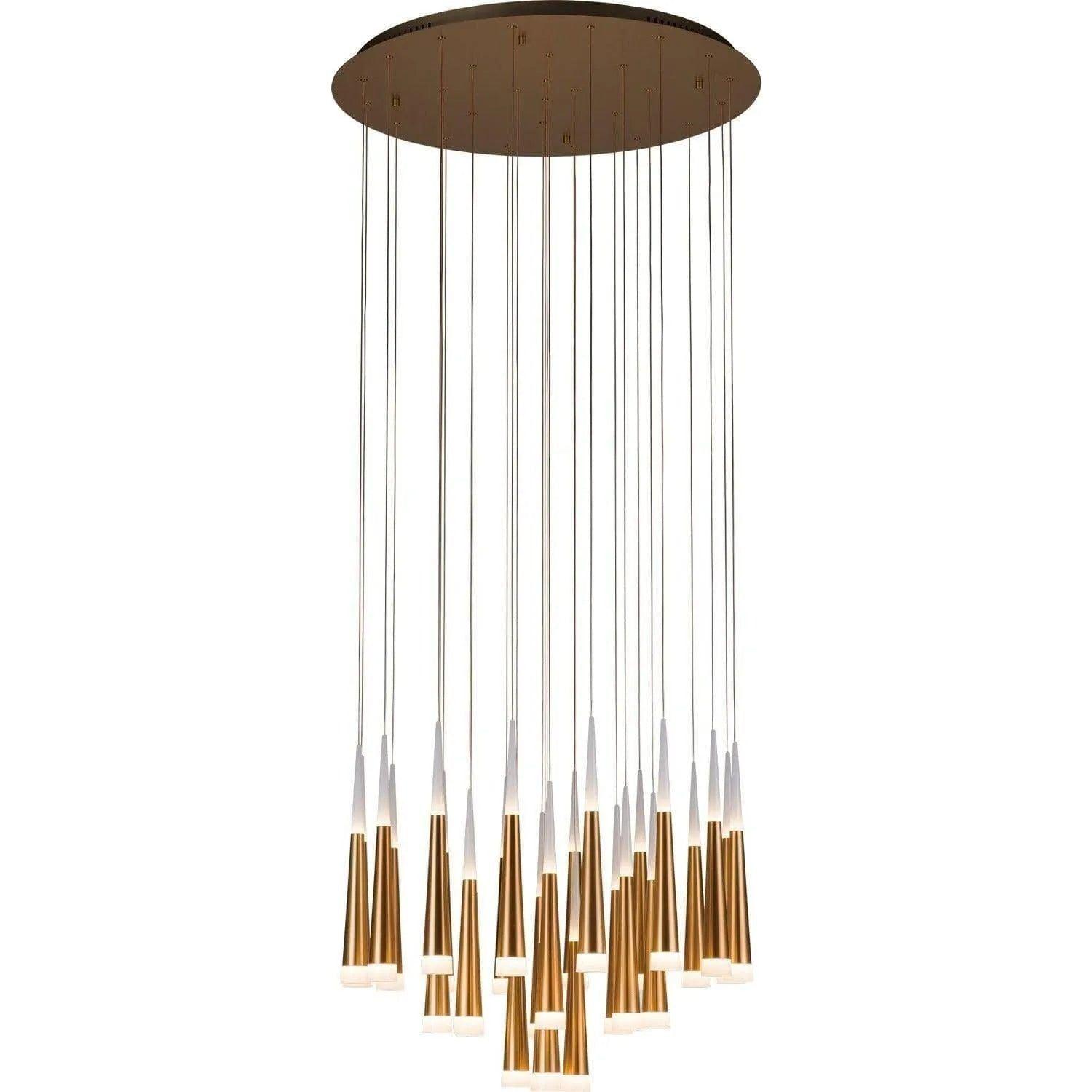 PageOne Lighting - Meteor LED Chandelier - PP121040-BG - Canada Light Shop