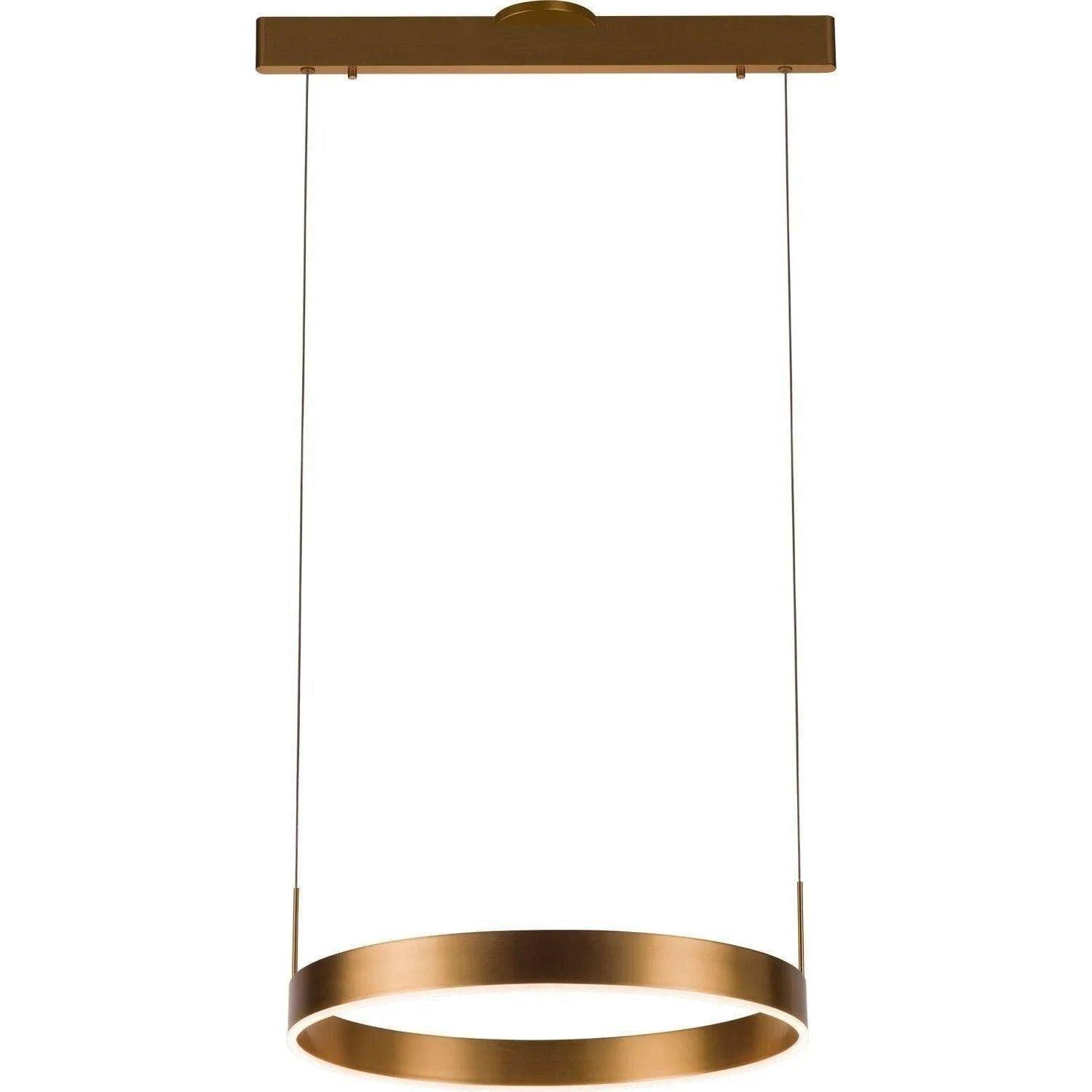 PageOne Lighting - Prometheus LED Pendant - PP120280-BG - Canada Light Shop