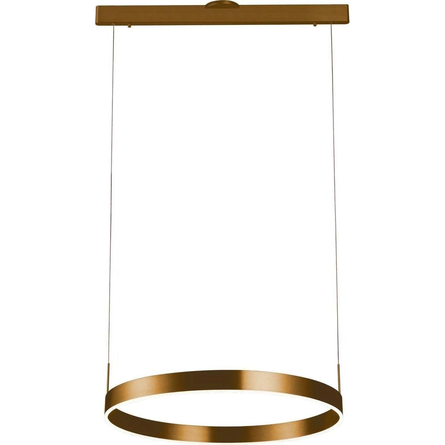 PageOne Lighting - Prometheus LED Pendant - PP120281-BG - Canada Light Shop