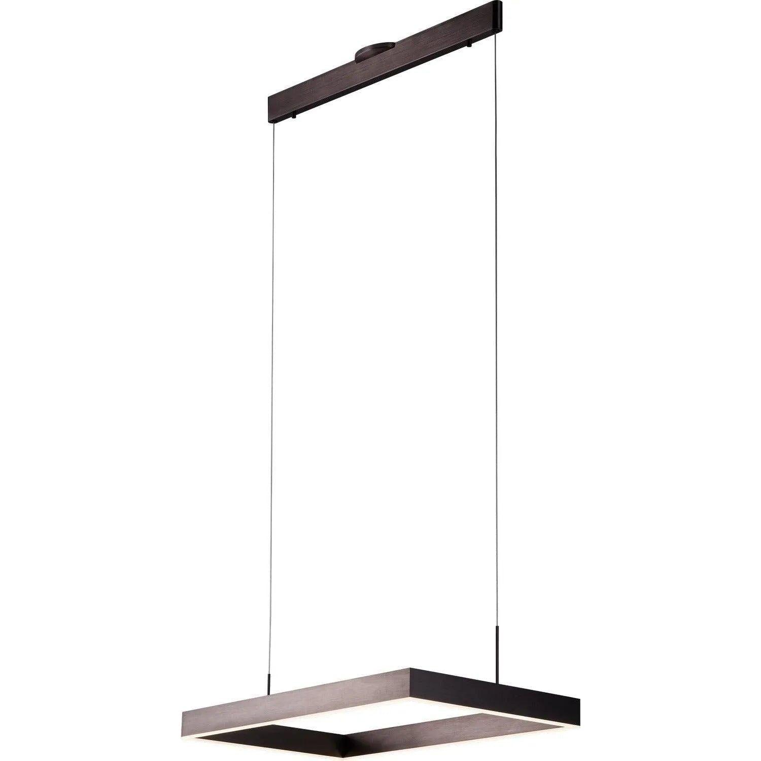 PageOne Lighting - Prometheus Rectangular Square LED Pendant - PP121121-DT - Canada Light Shop