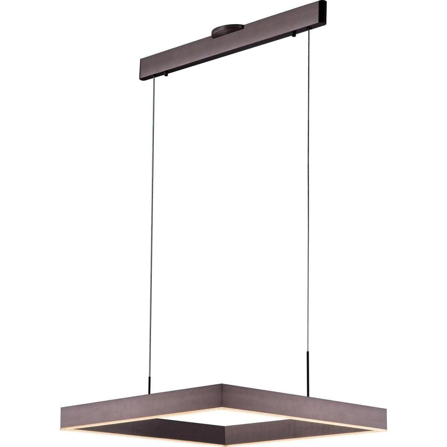 PageOne Lighting - Prometheus Square LED Pendant - PP120283-DT - Canada Light Shop