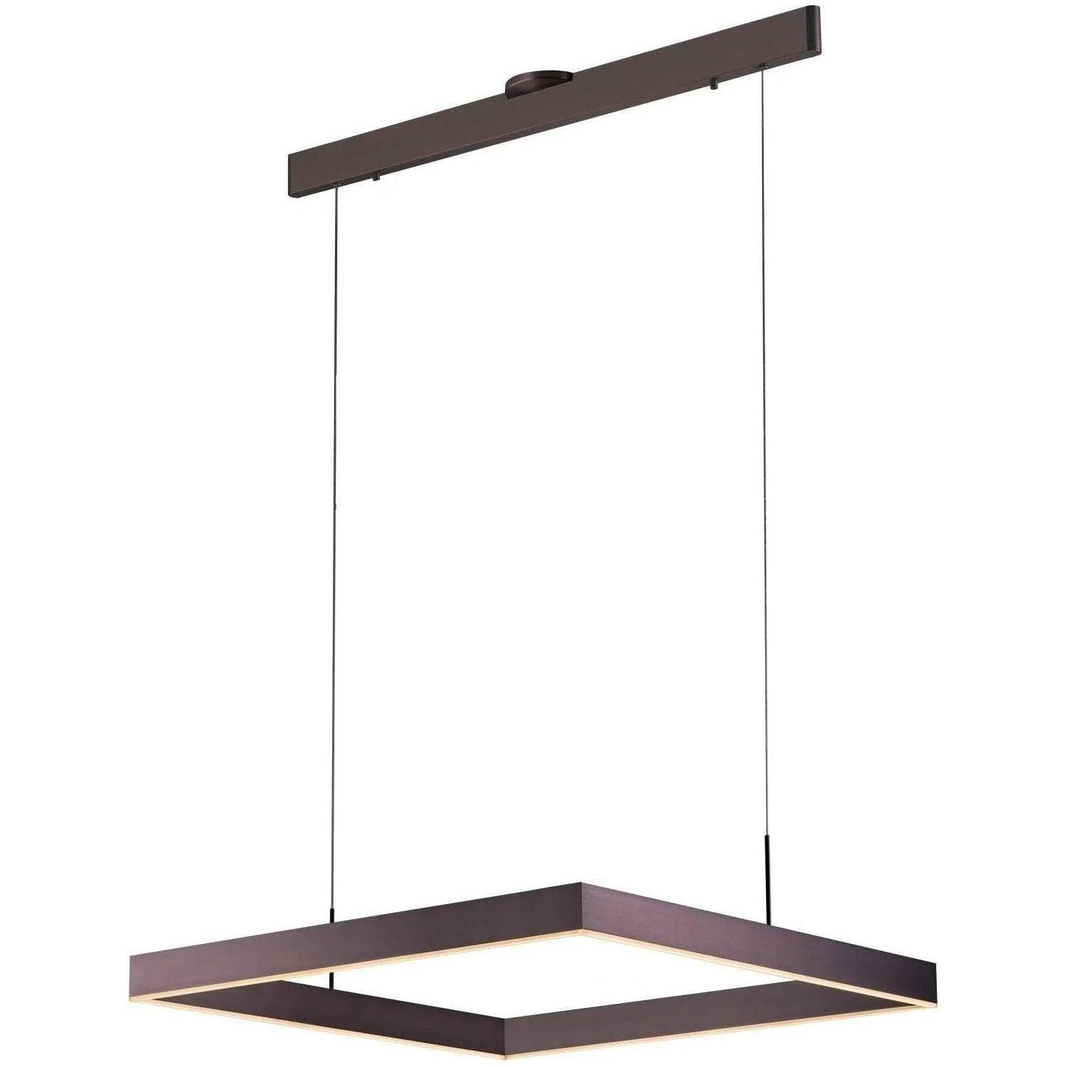 PageOne Lighting - Prometheus Square LED Pendant - PP120284-DT - Canada Light Shop