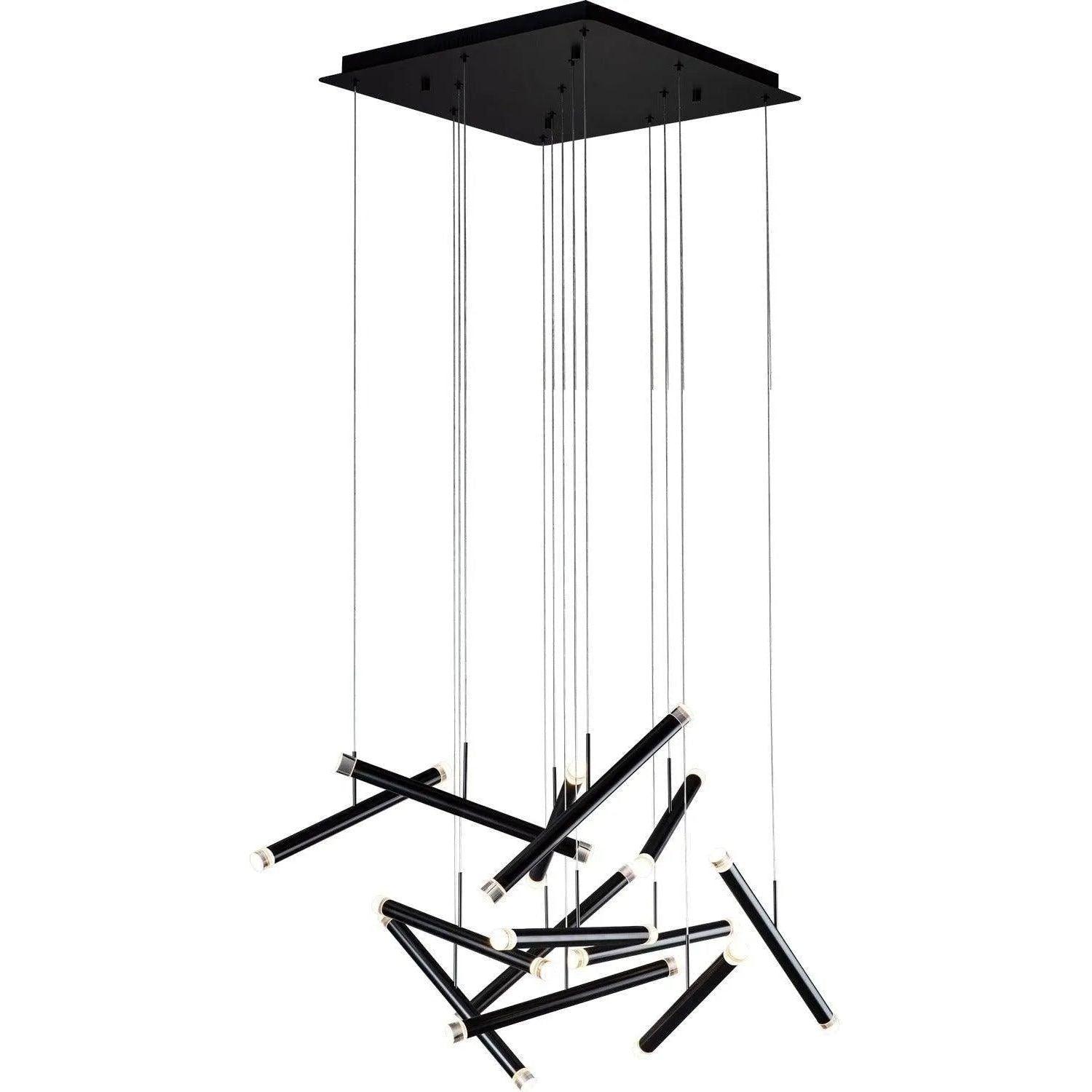 PageOne Lighting - Seesaw LED Chandelier - PP020237-SDG - Canada Light Shop