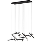 PageOne Lighting - Seesaw Linear LED Chandelier - PP020238-SDG - Canada Light Shop