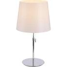 PageOne Lighting - Sleeker Round Shade LED Table Lamp - PT040743-CM/WH - Canada Light Shop