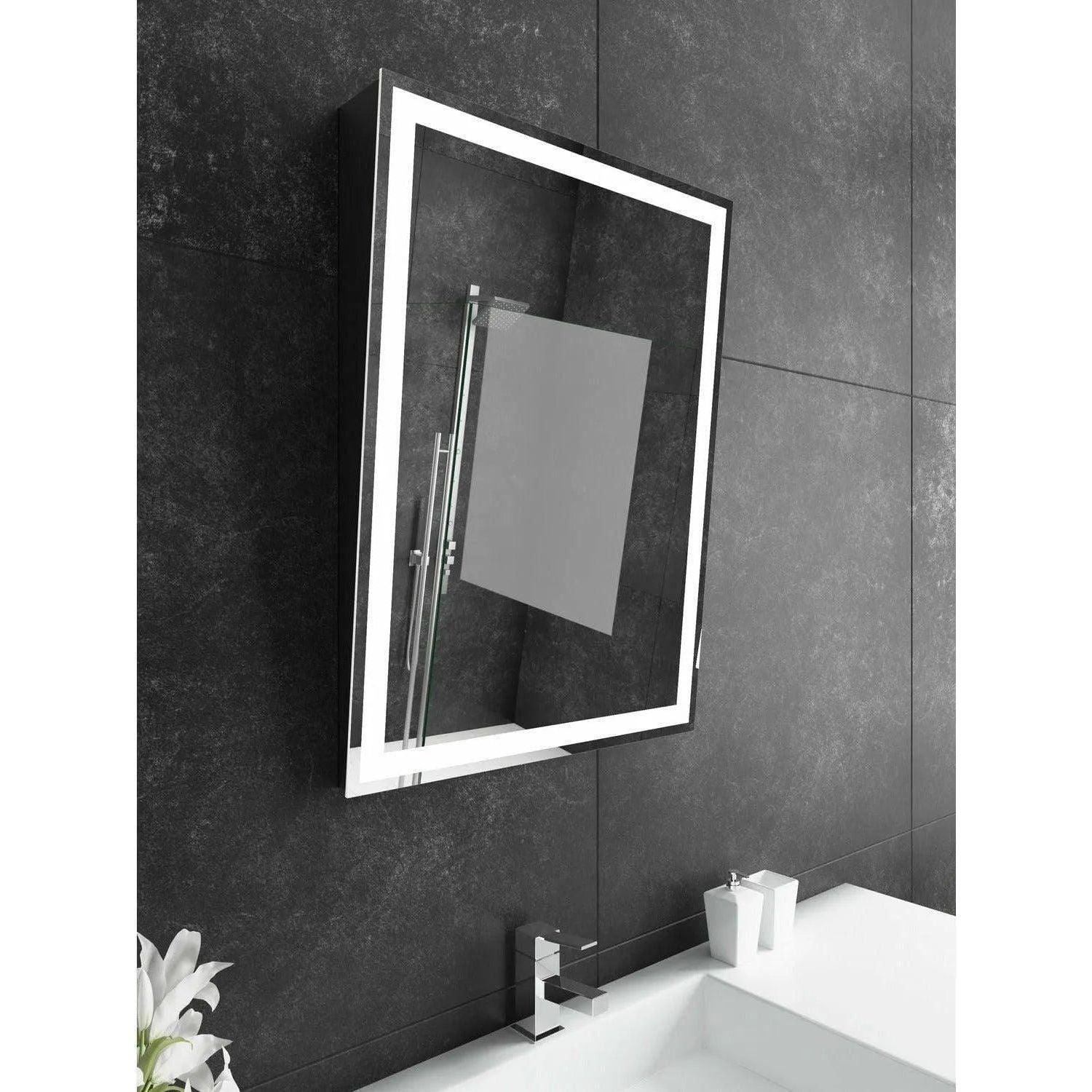 Paris Mirror - Adira LED Mirror - ADIRX24323000-BLK - Canada Light Shop