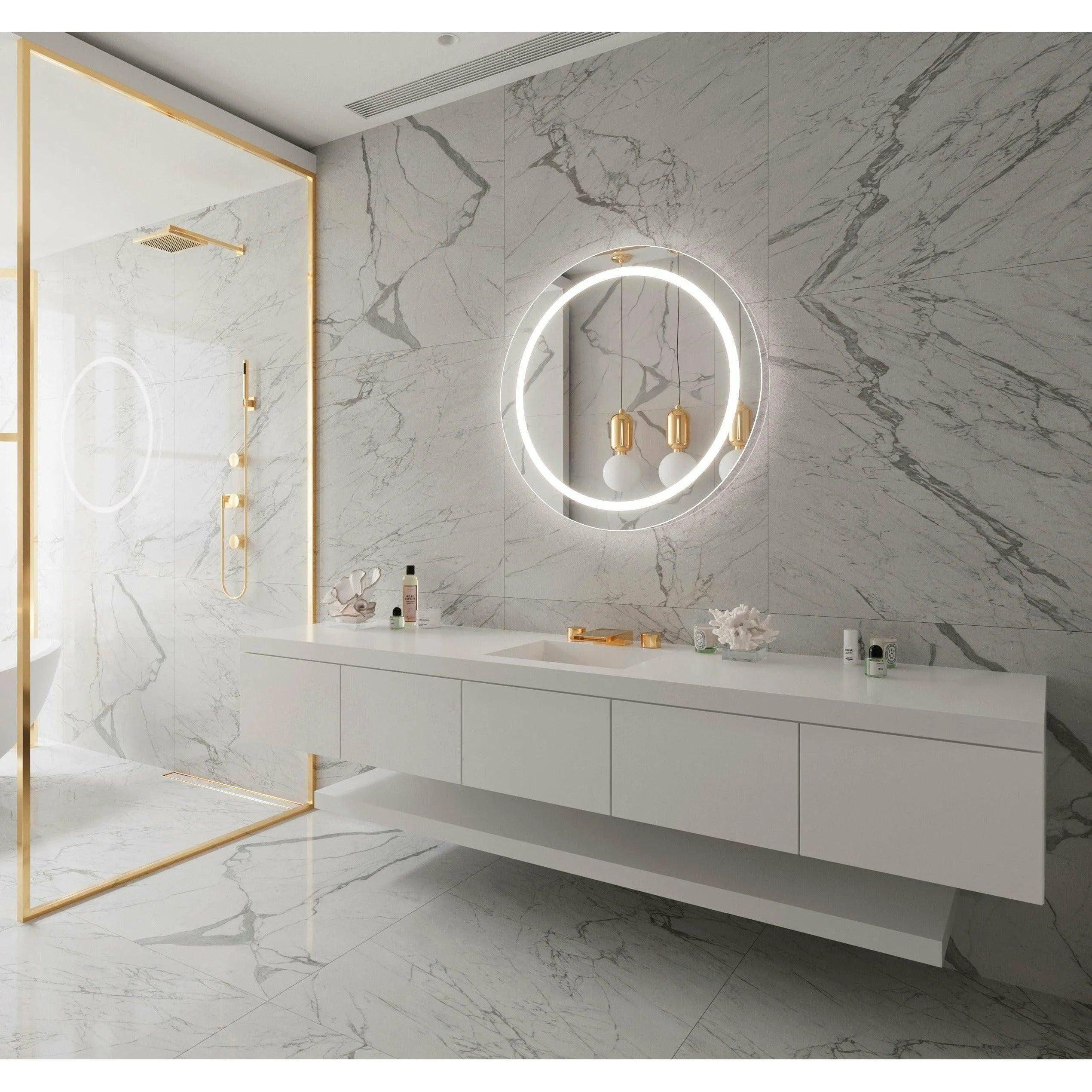 Paris Mirror - Harmony Round LED Mirror - HARMR36363000 - Canada Light Shop