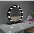 Paris Mirror - Hollywood Diana LED Mirror - HDIAN28283000-BLK - Canada Light Shop