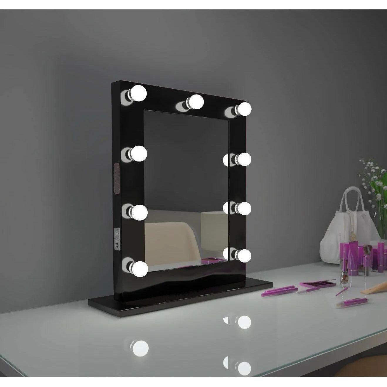 Paris Mirror - Hollywood Marilyn LED Mirror - HMARI20263000-BLK - Canada Light Shop